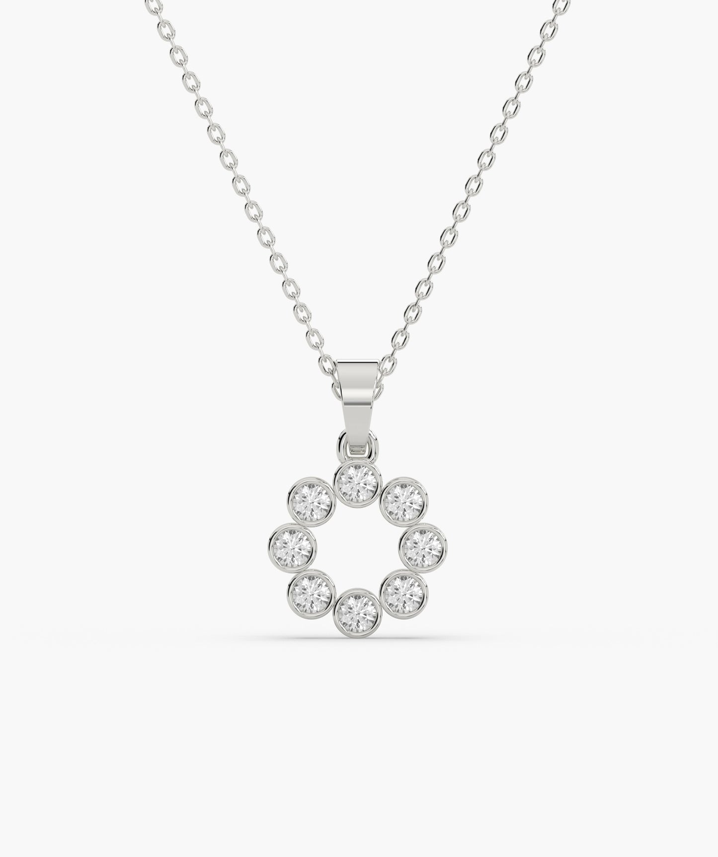 Dazzling Diamond Cluster Pendant