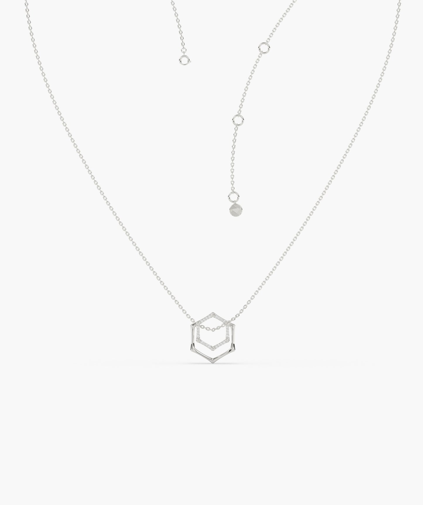 14K Gold Geometric Glint Necklace