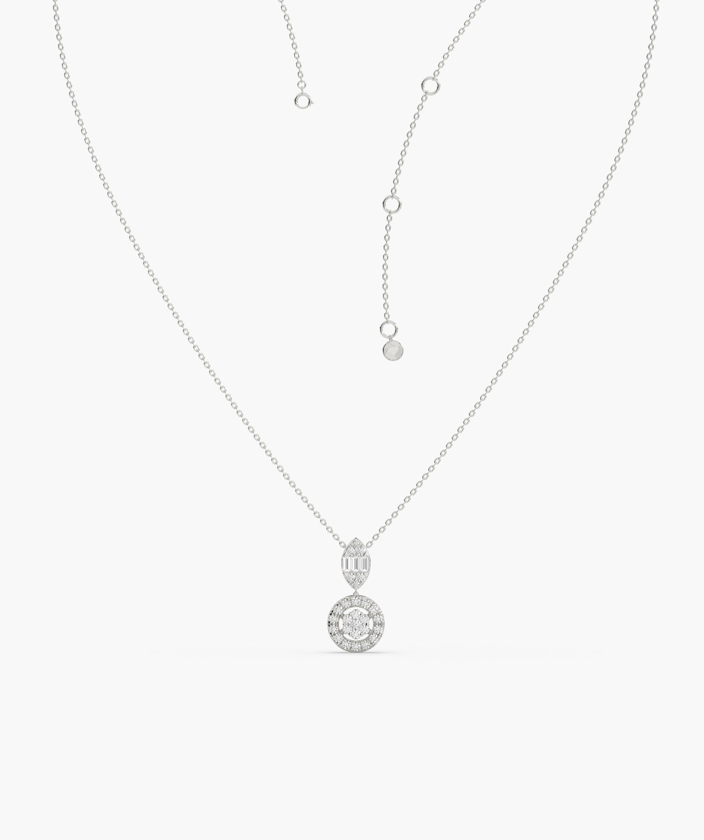 Modern Elegance Diamond Pendant