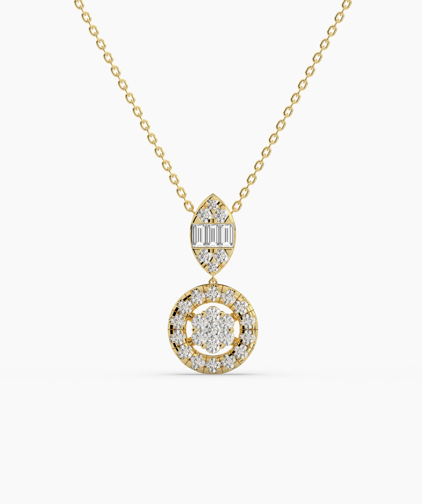 Modern Elegance Diamond Pendant