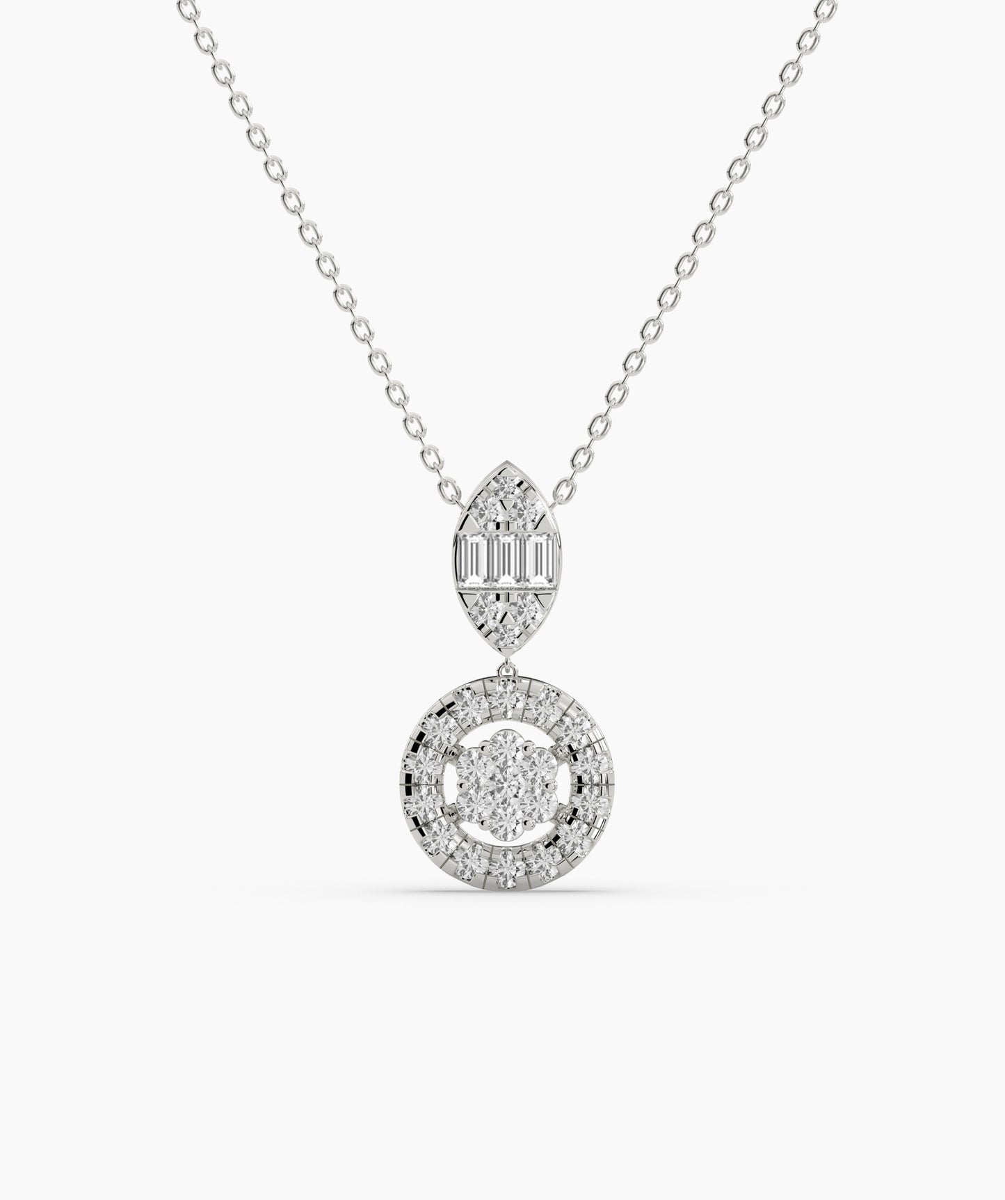 Modern Elegance Diamond Pendant