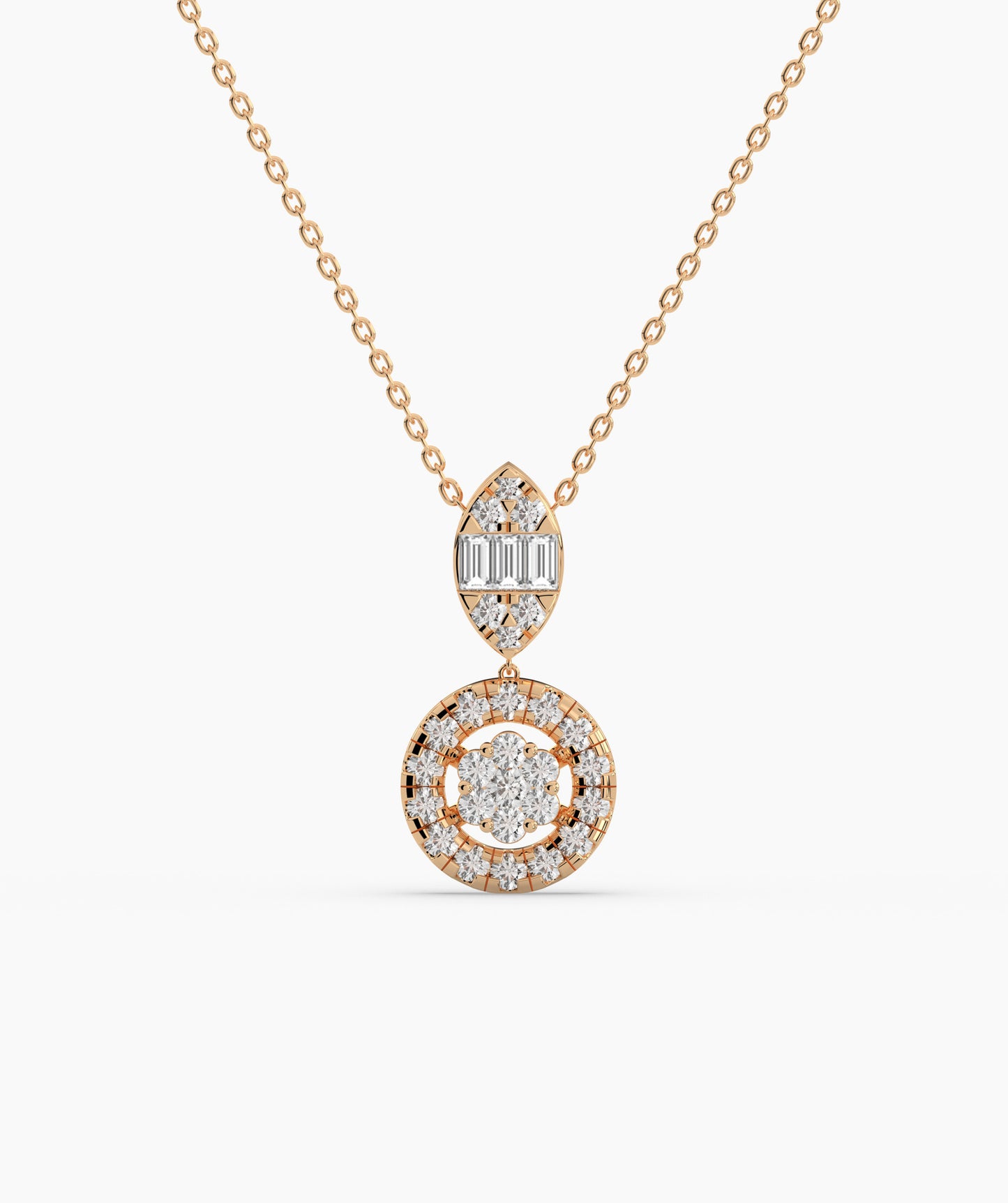 Modern Elegance Diamond Pendant