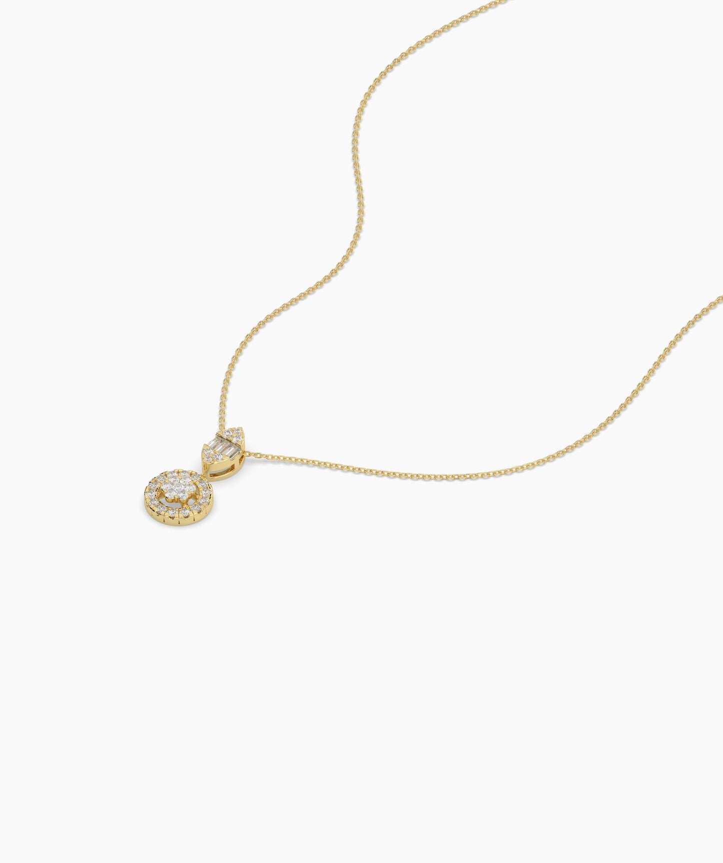 Modern Elegance Diamond Pendant