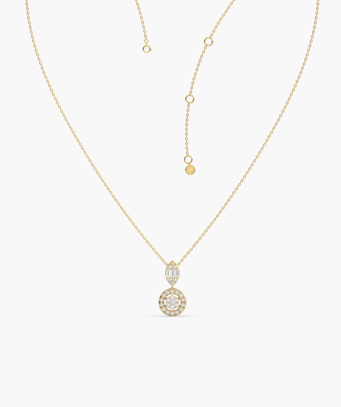 Modern Elegance Diamond Pendant