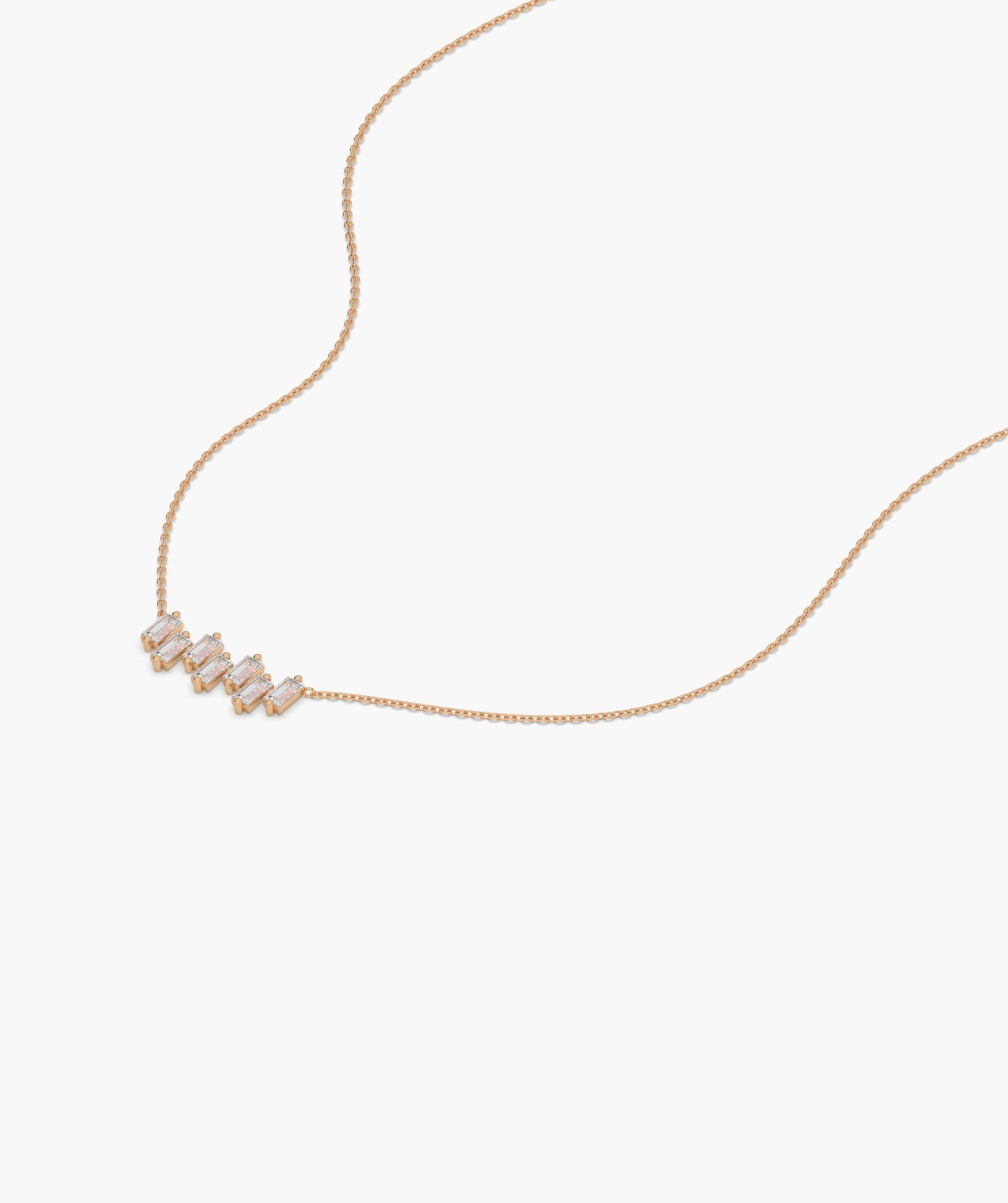 Modernity Linear Diamond Necklace