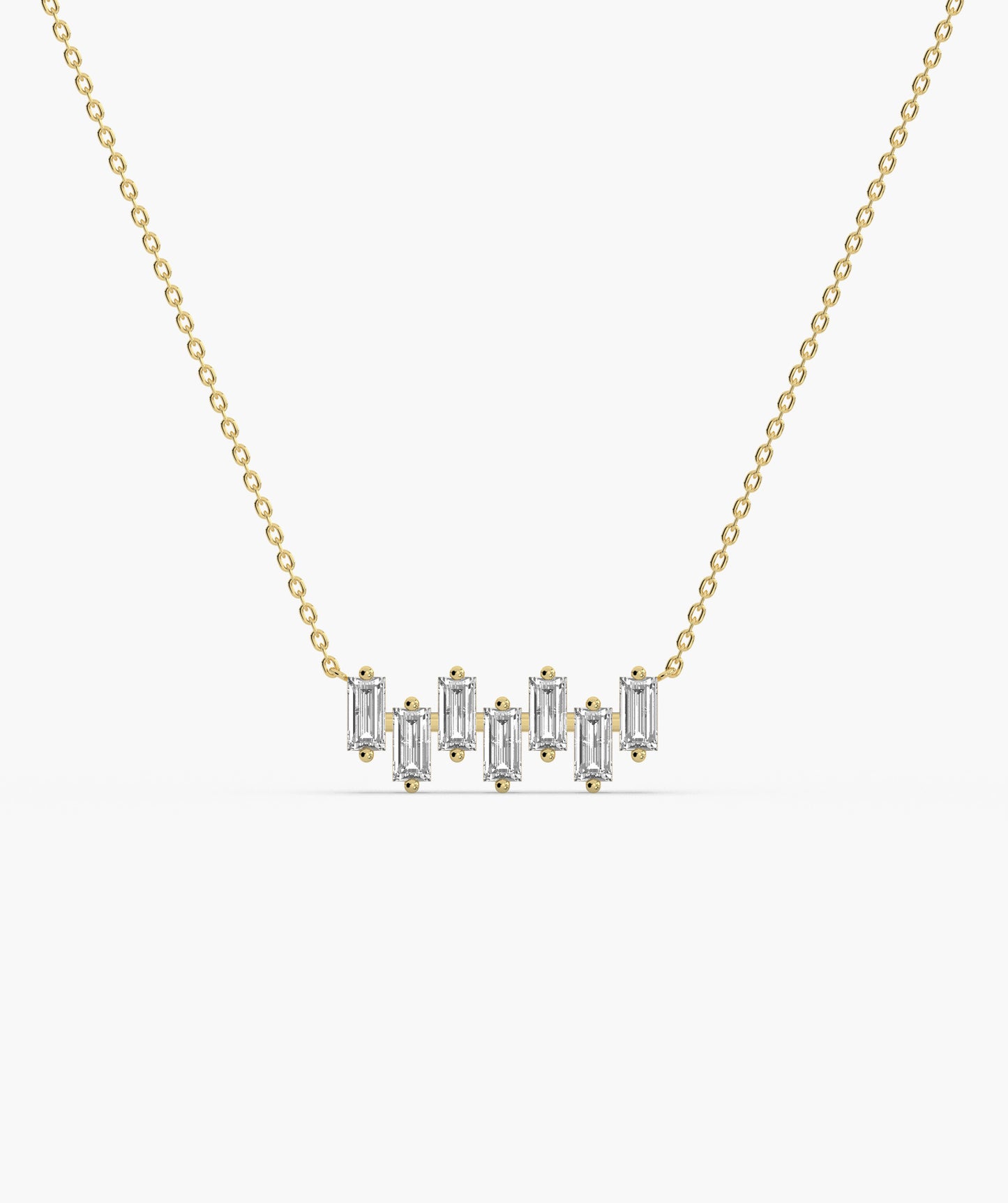 Modernity Linear Diamond Necklace