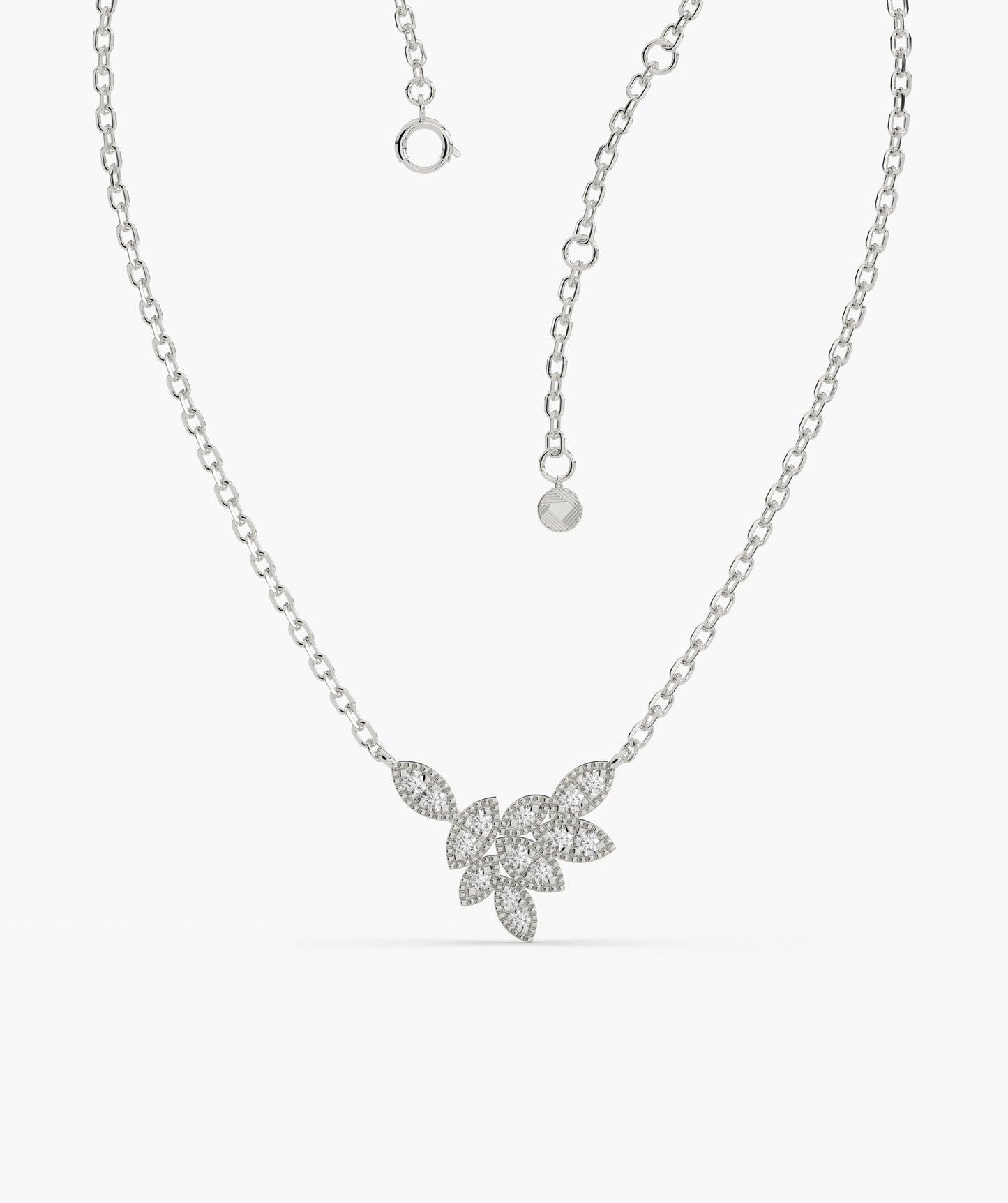 Golden Bloom Diamond Pendant