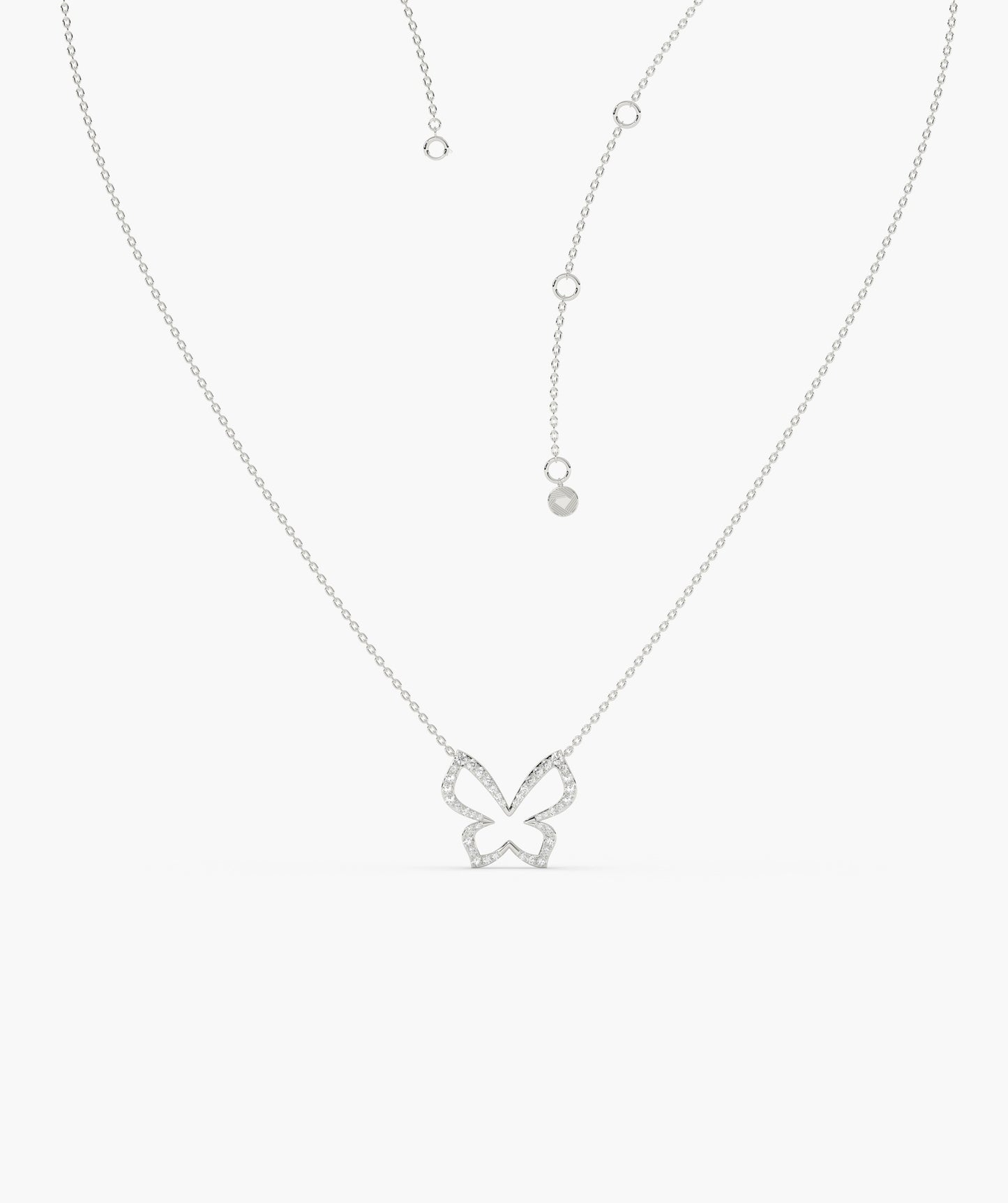 14K Gold Butterfly Brilliance Necklace