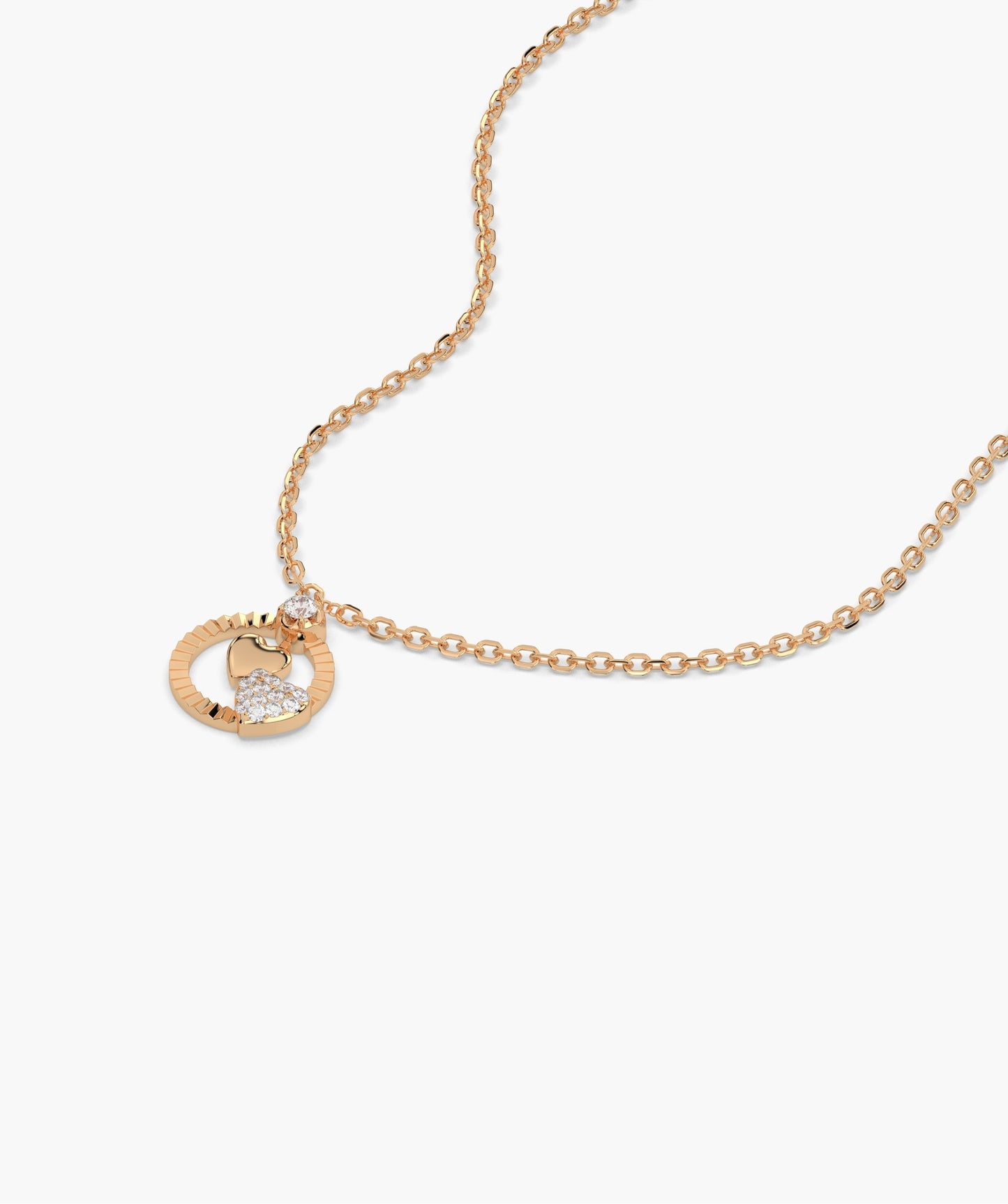 Lustrous Love Circle Pendant