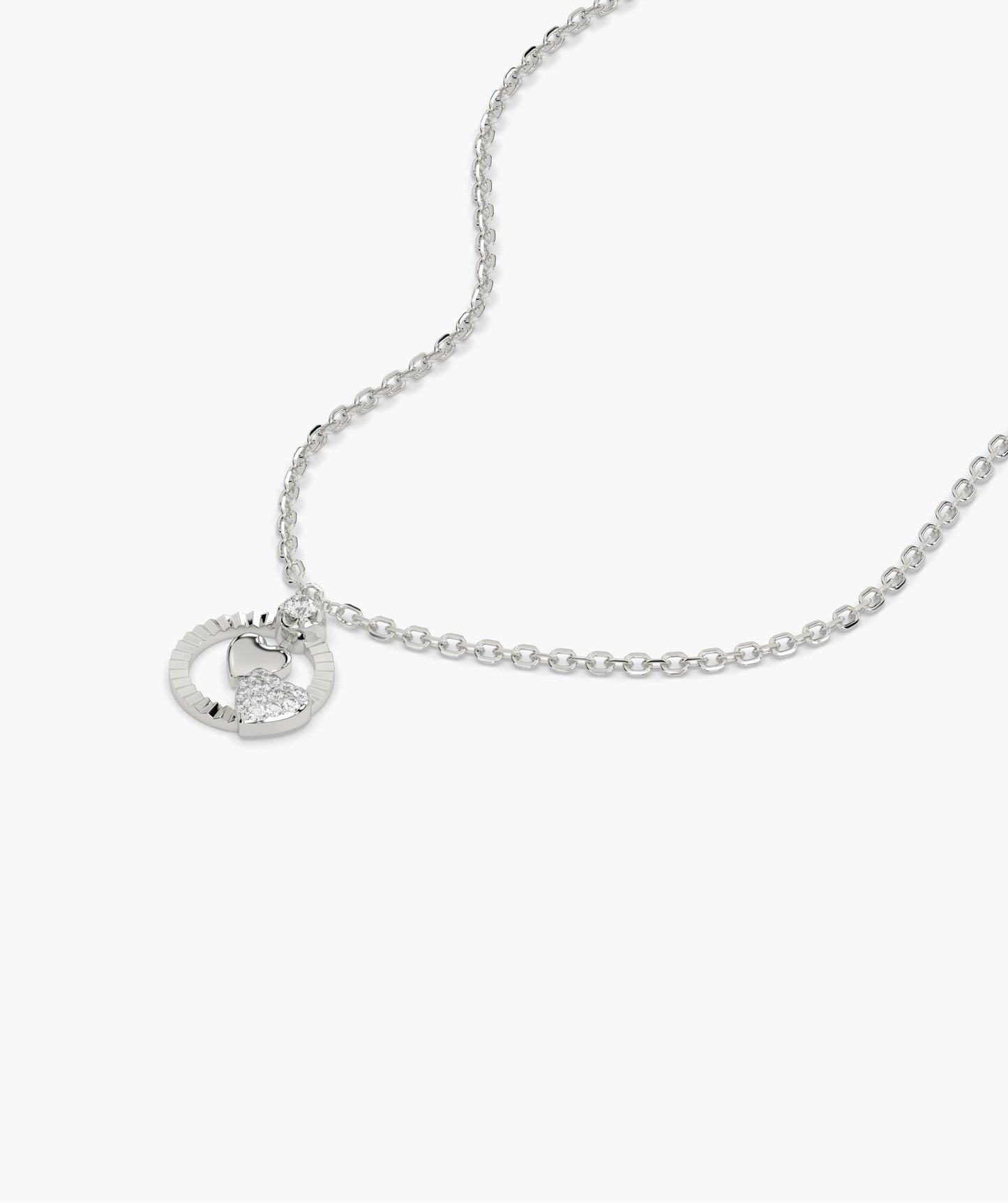 Lustrous Love Circle Pendant