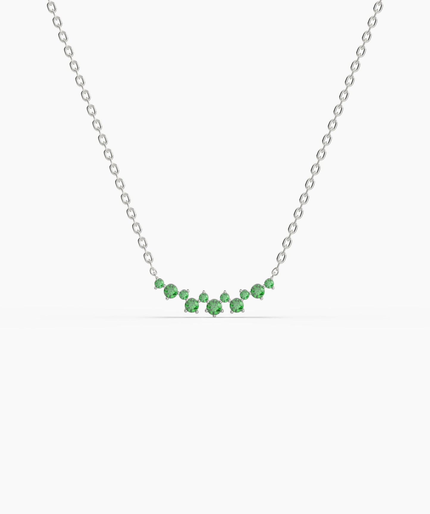 Green Harmony 14K Gold Necklace