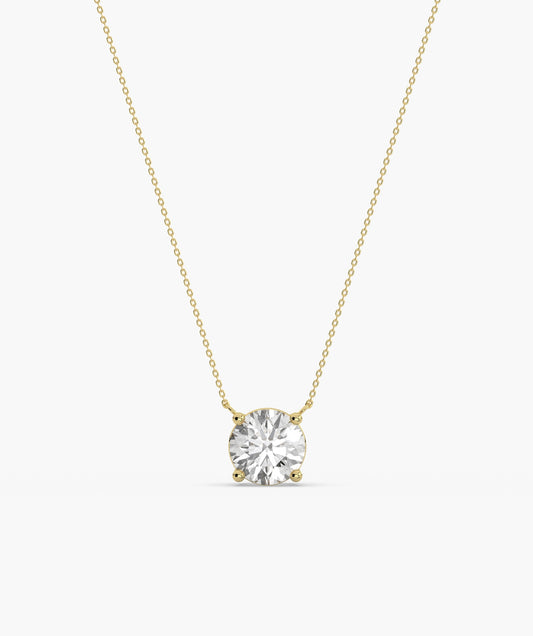 Solitaire Diamond Necklace