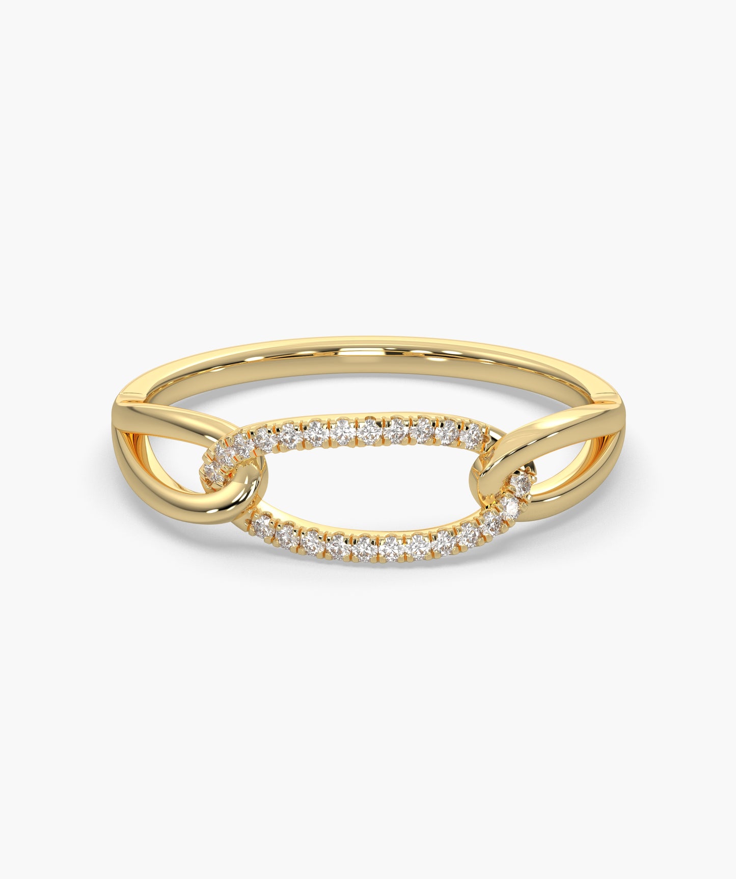 Linked Elegance Diamond Ring