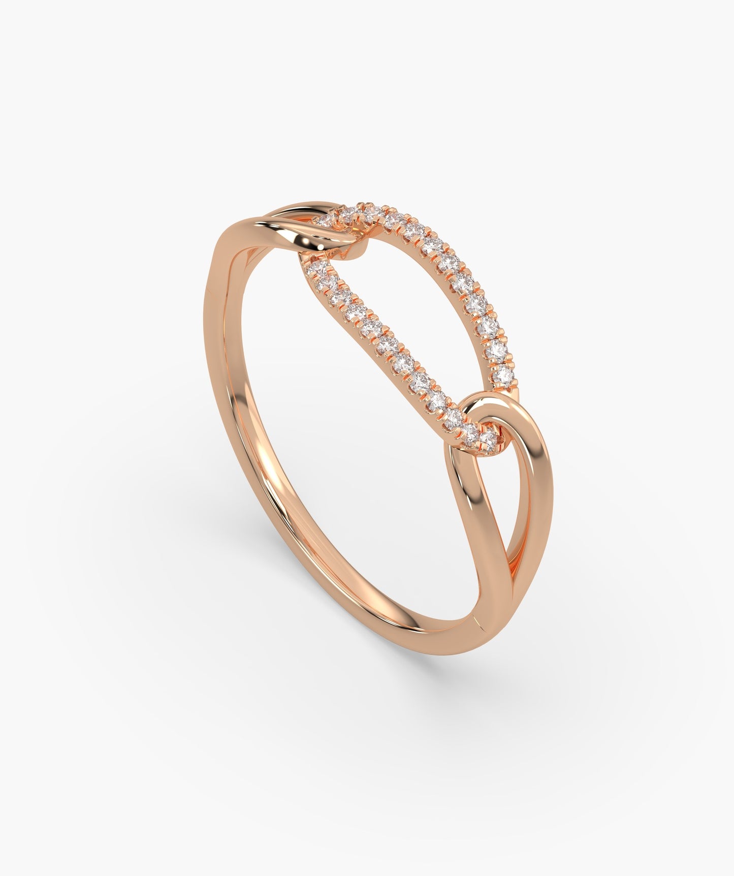 Linked Elegance Diamond Ring