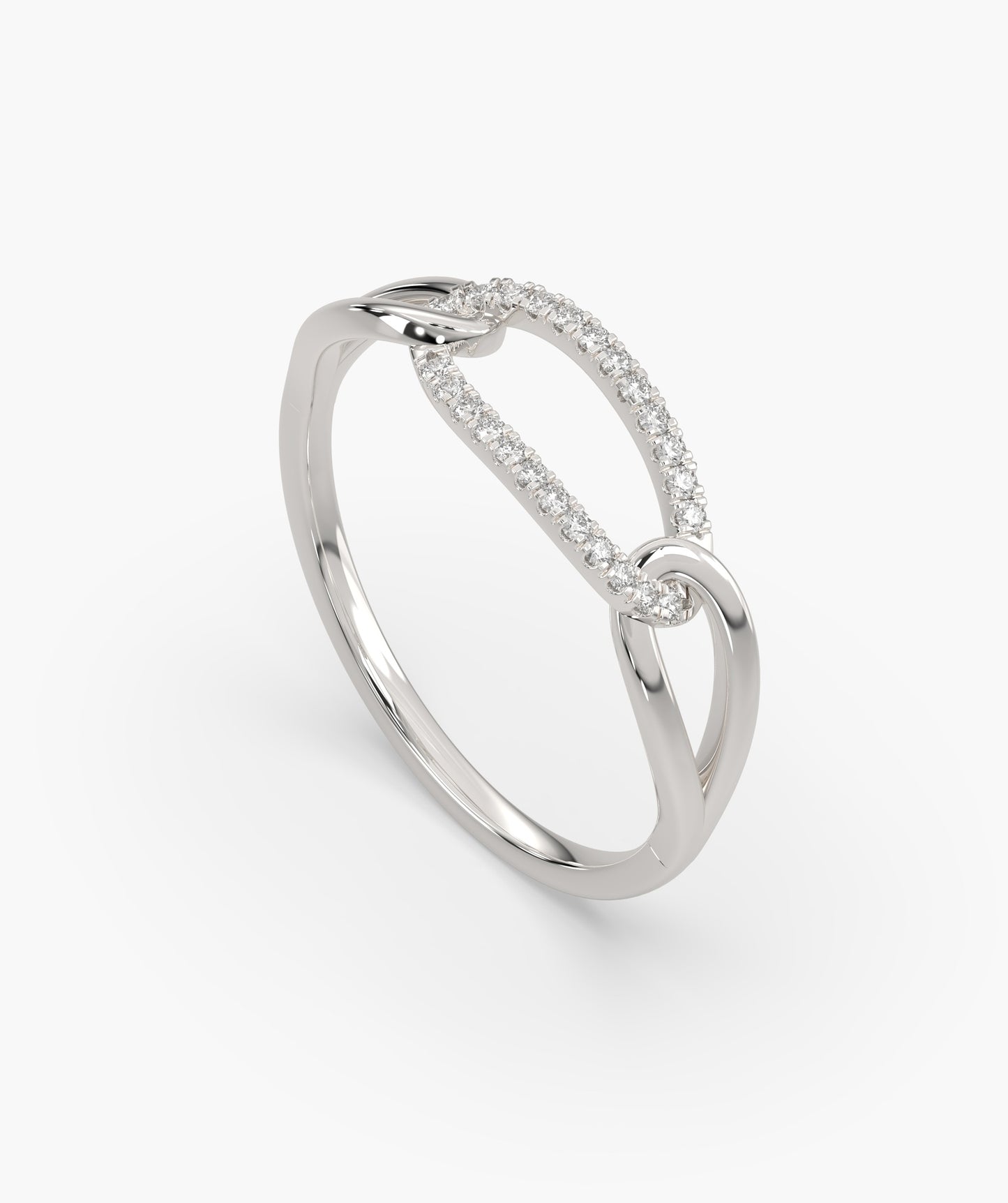 Linked Elegance Diamond Ring