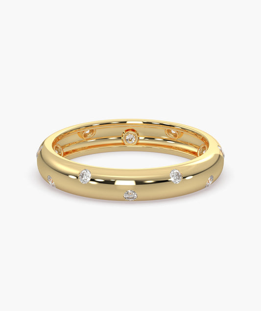 Diamond Dot Eternity Band