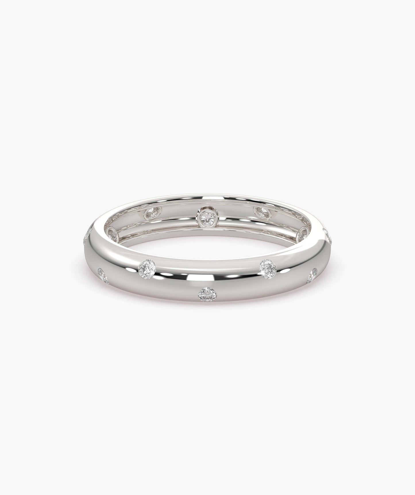 Diamond Dot Eternity Band