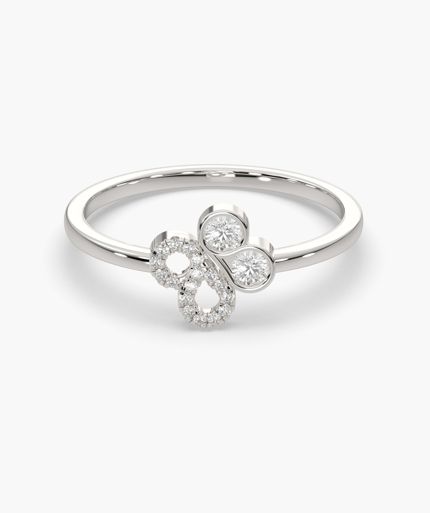 Petite Diamond Butterfly Ring