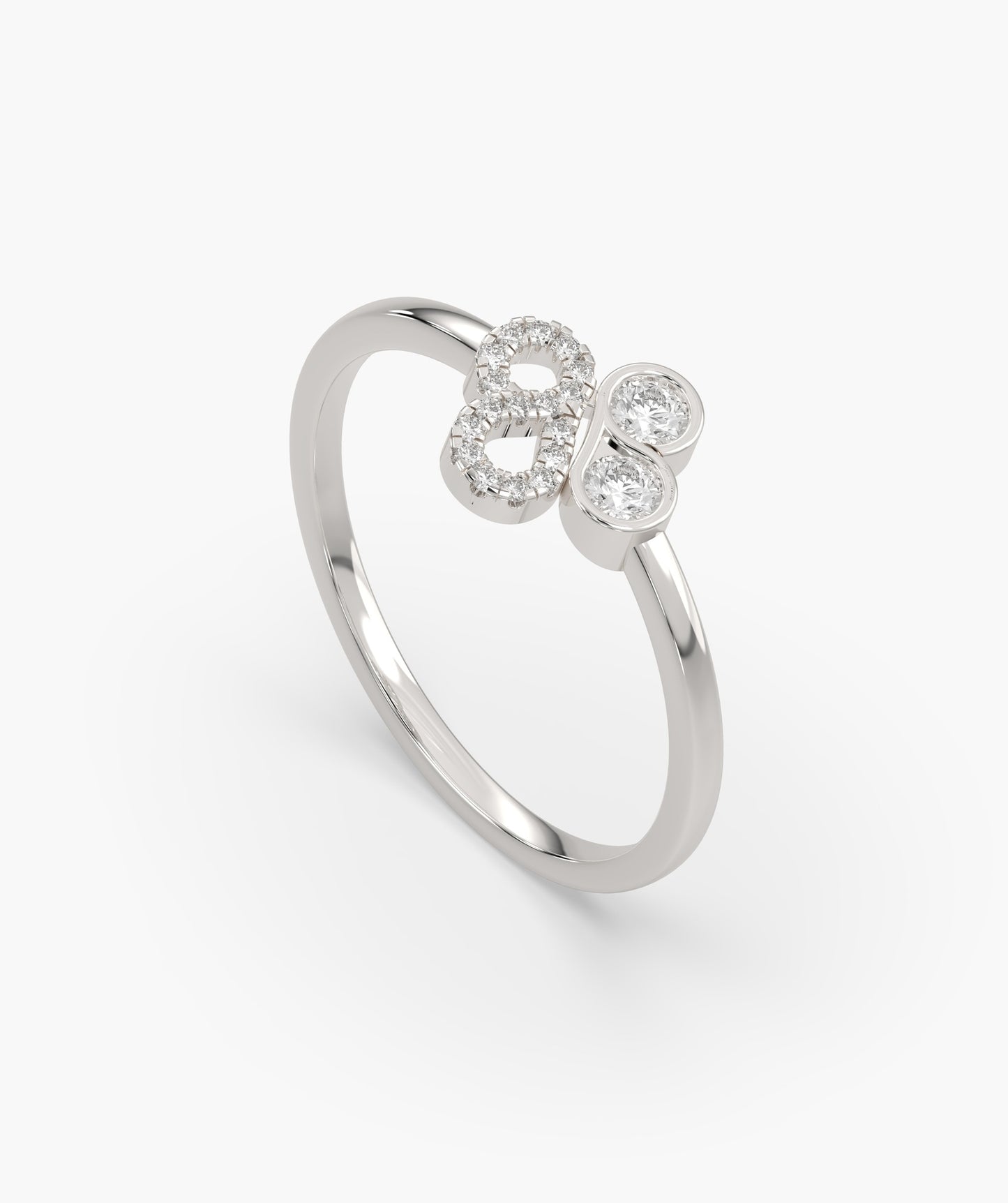 Petite Diamond Butterfly Ring