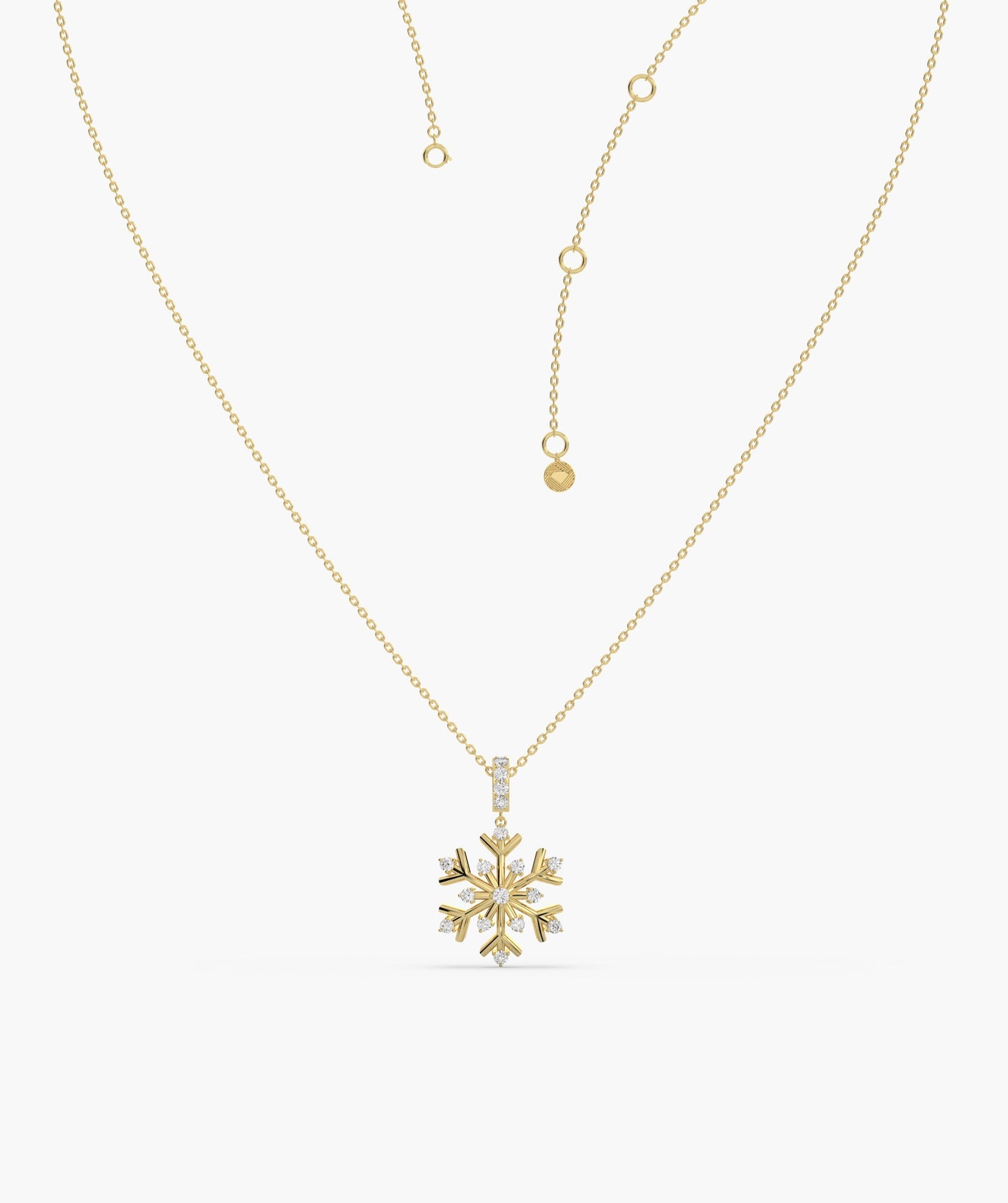 Celestial Snow Diamond Necklace