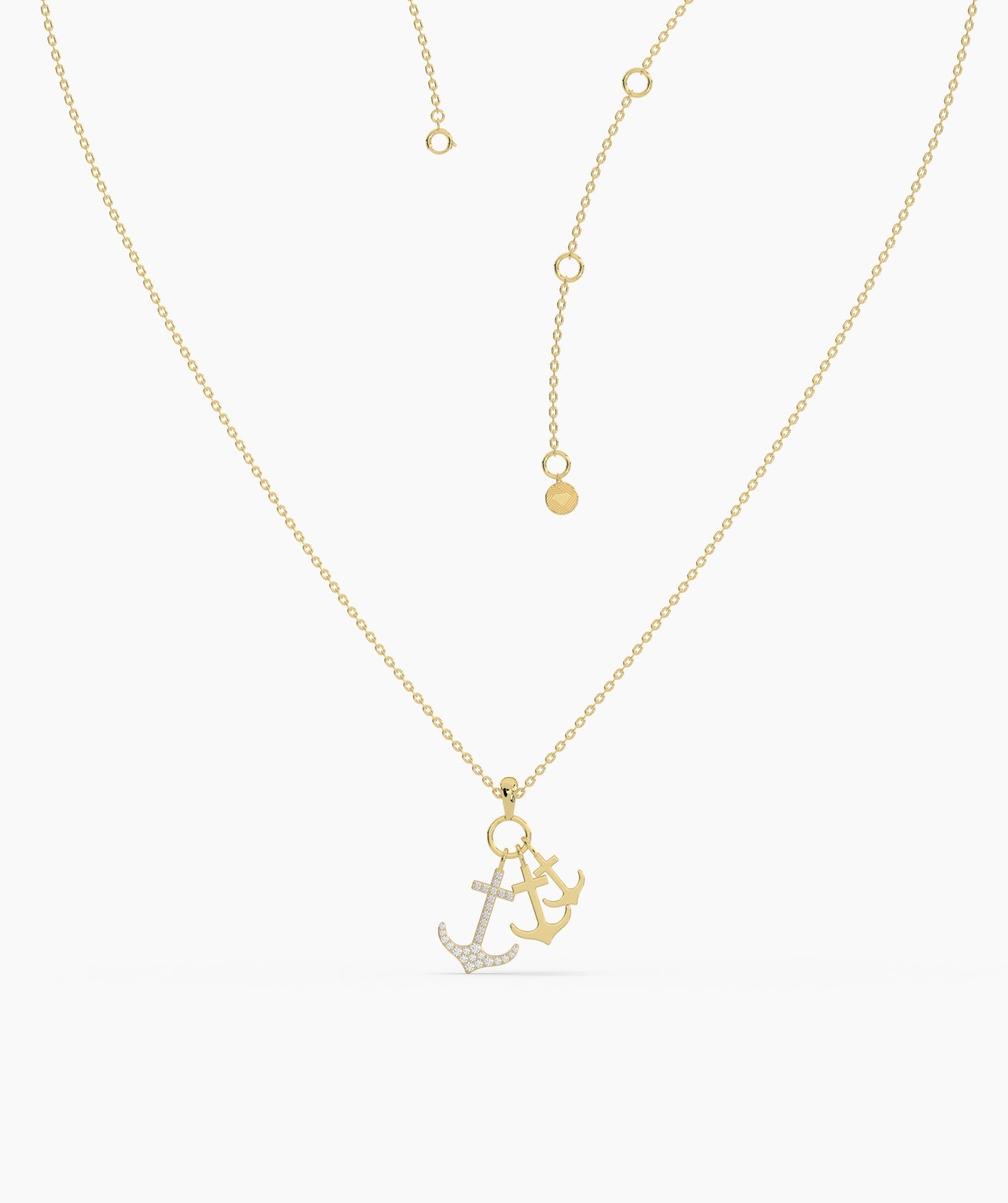 Oceanic Splendor Anchor Necklace