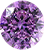 Purple Diamond Flower Ring