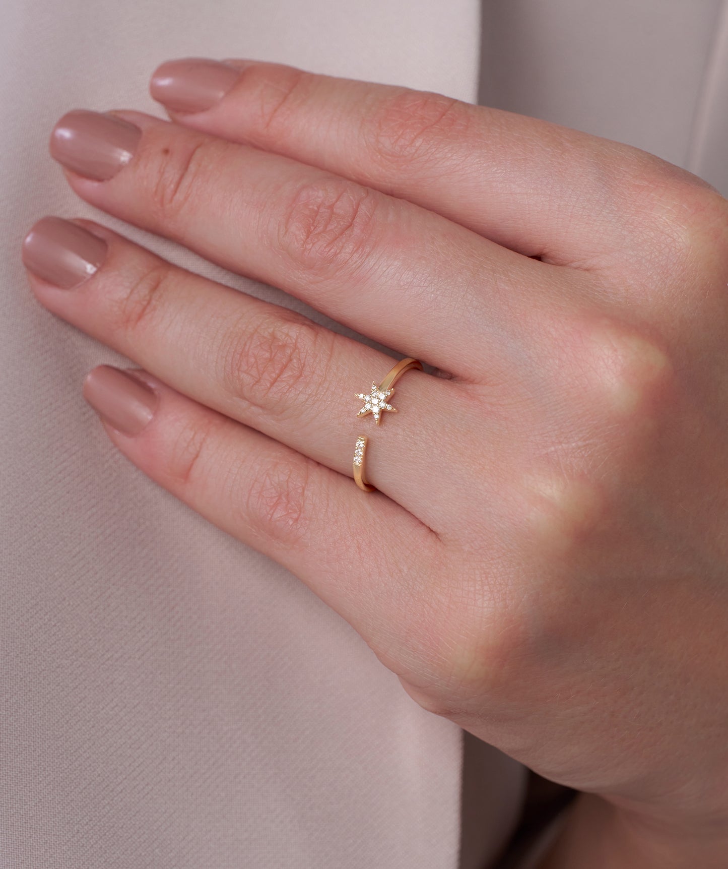 Celestial Star Diamond Ring