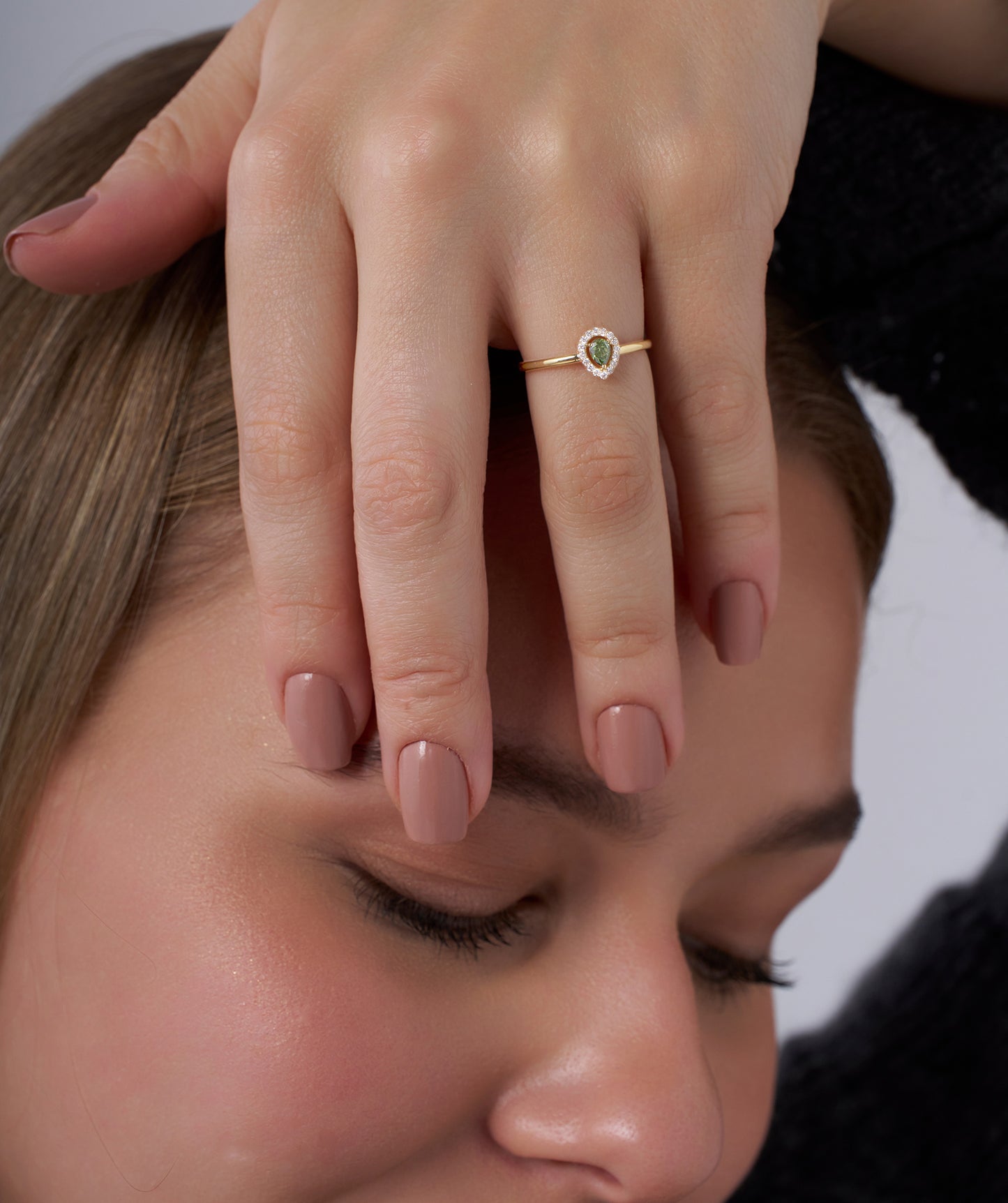 Pear Cut Halo Setting Fancy Ring