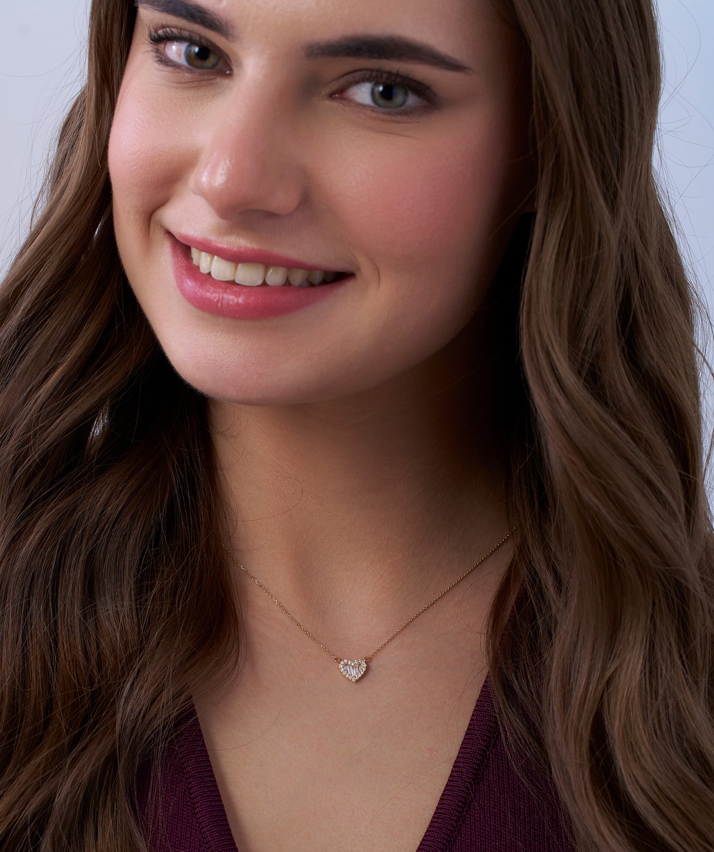 14K Gold Heart Jewelry Set