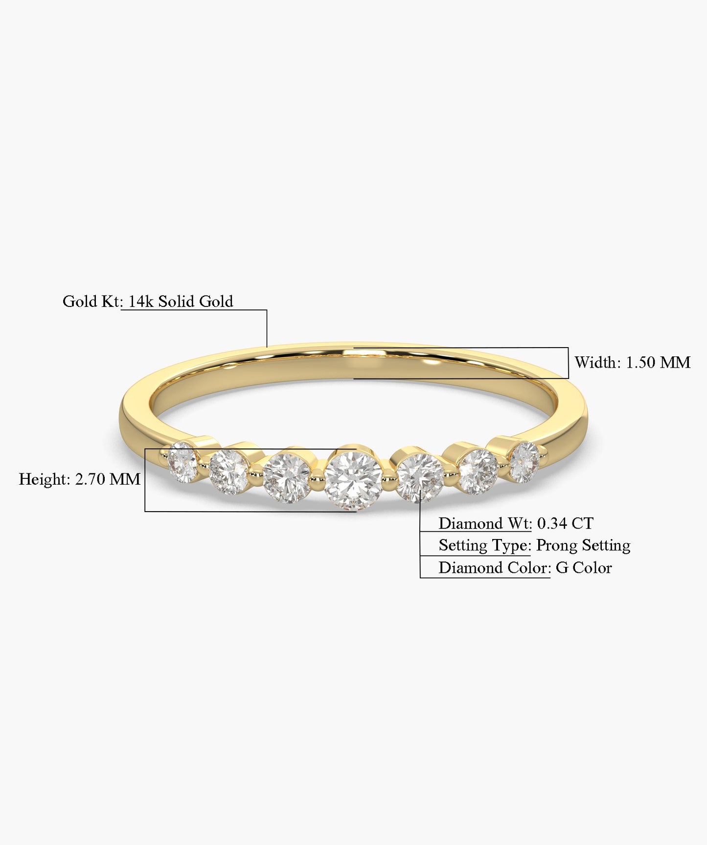 Classic Diamond Band Ring