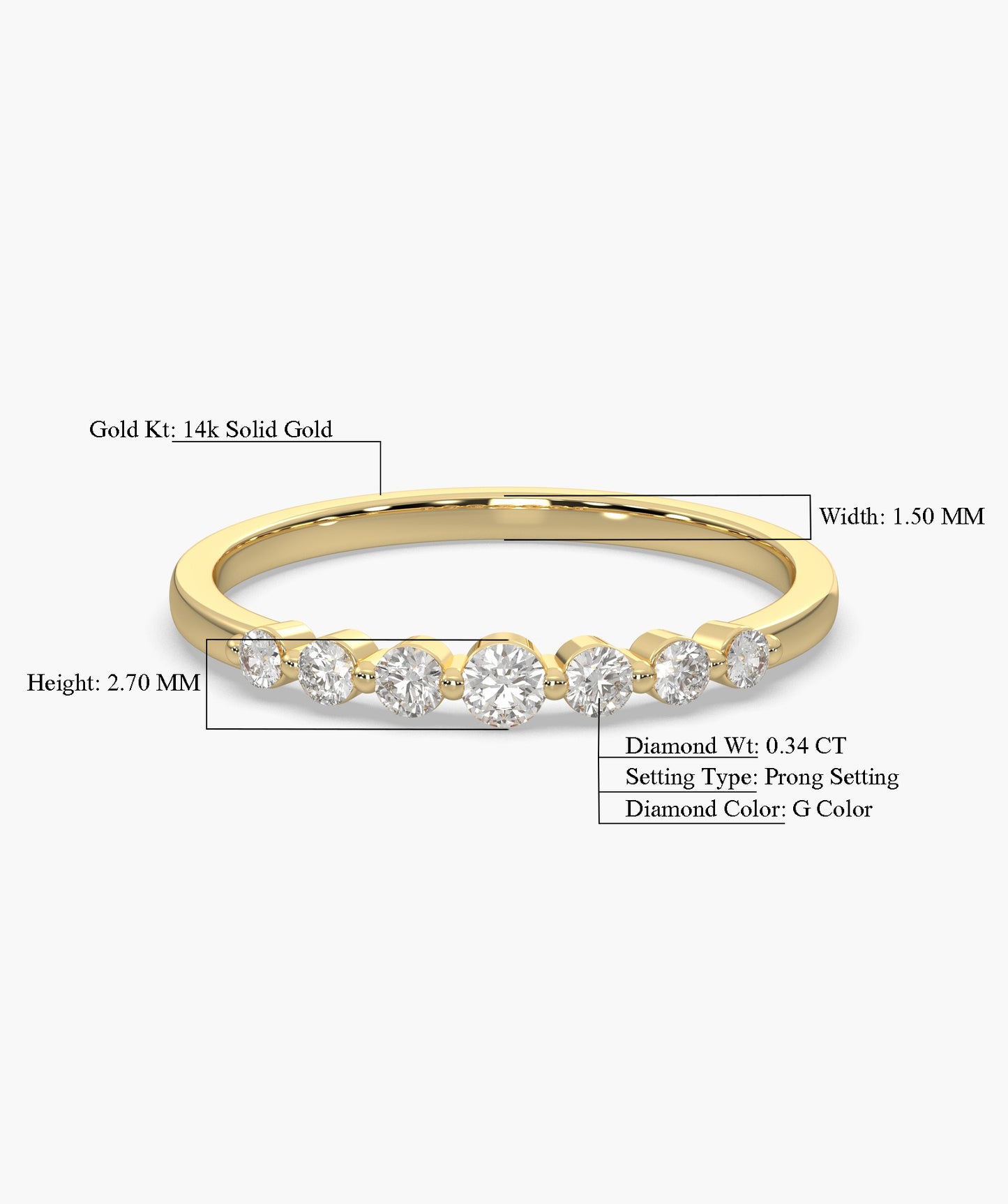Diamond Stacking Ring