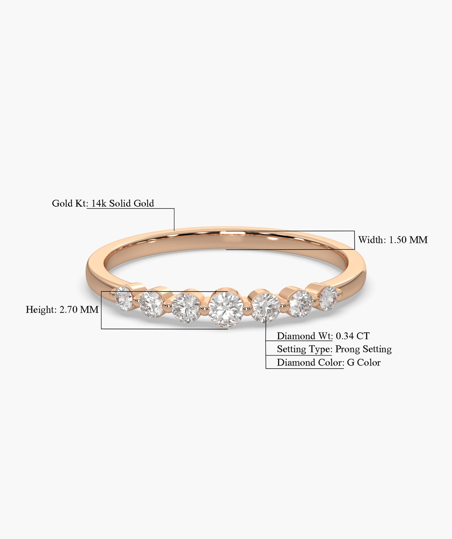 Diamond Stacking Ring