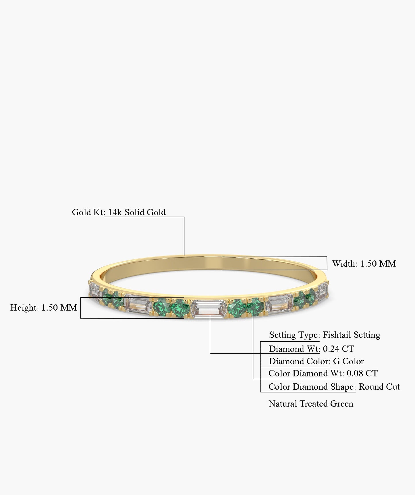 Elegant Diamond 14K Gold Ring