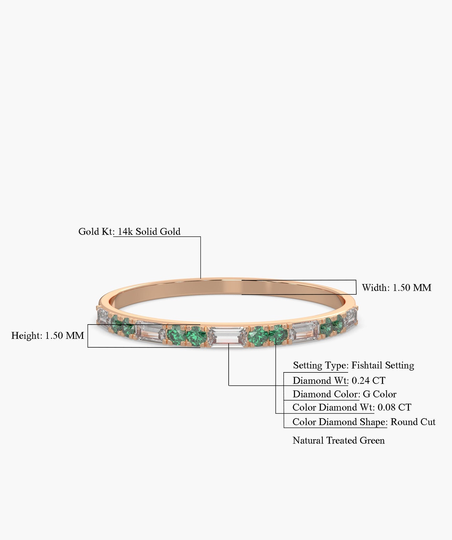 Elegant Diamond 14K Gold Ring
