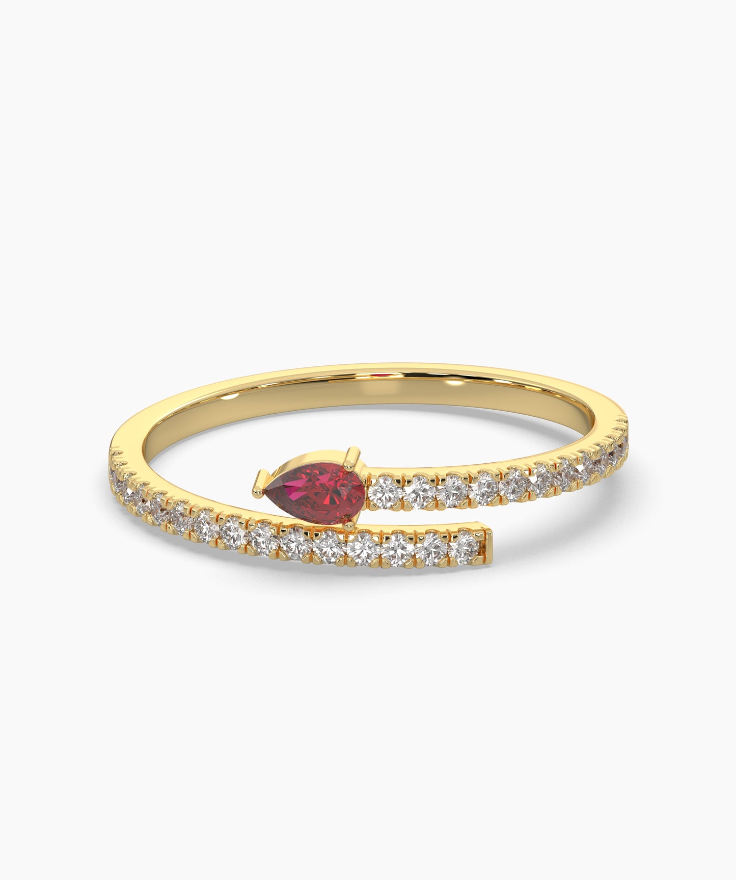 Ruby Radiance Diamond Band