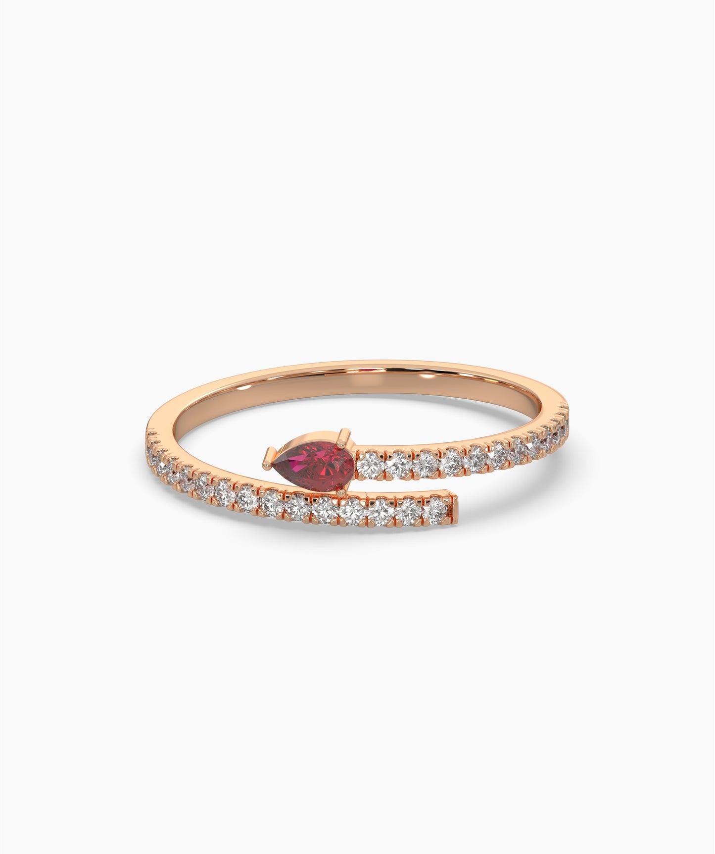 Ruby Radiance Diamond Band