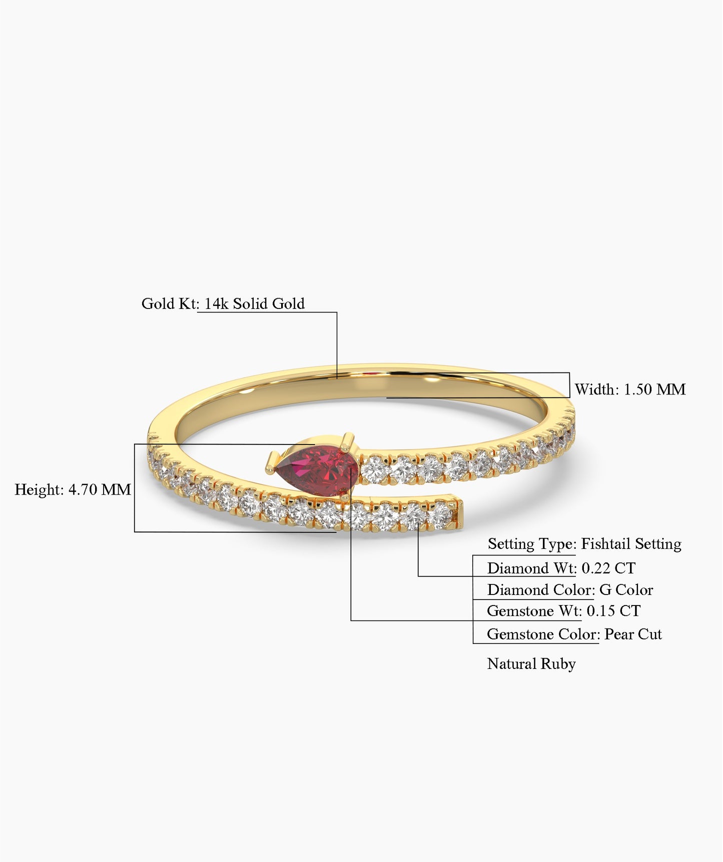 Ruby Radiance Diamond Band