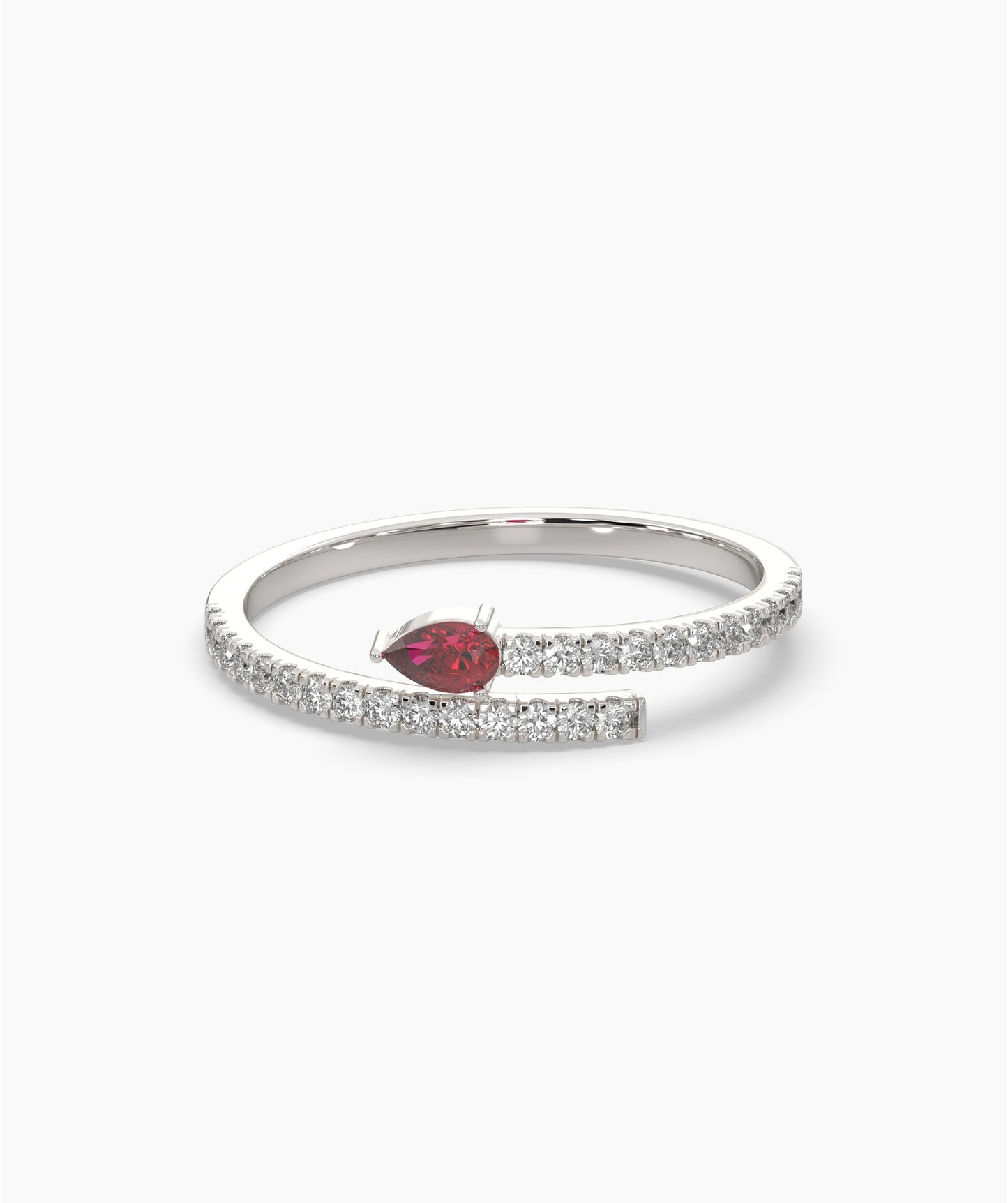 Ruby Radiance Diamond Band