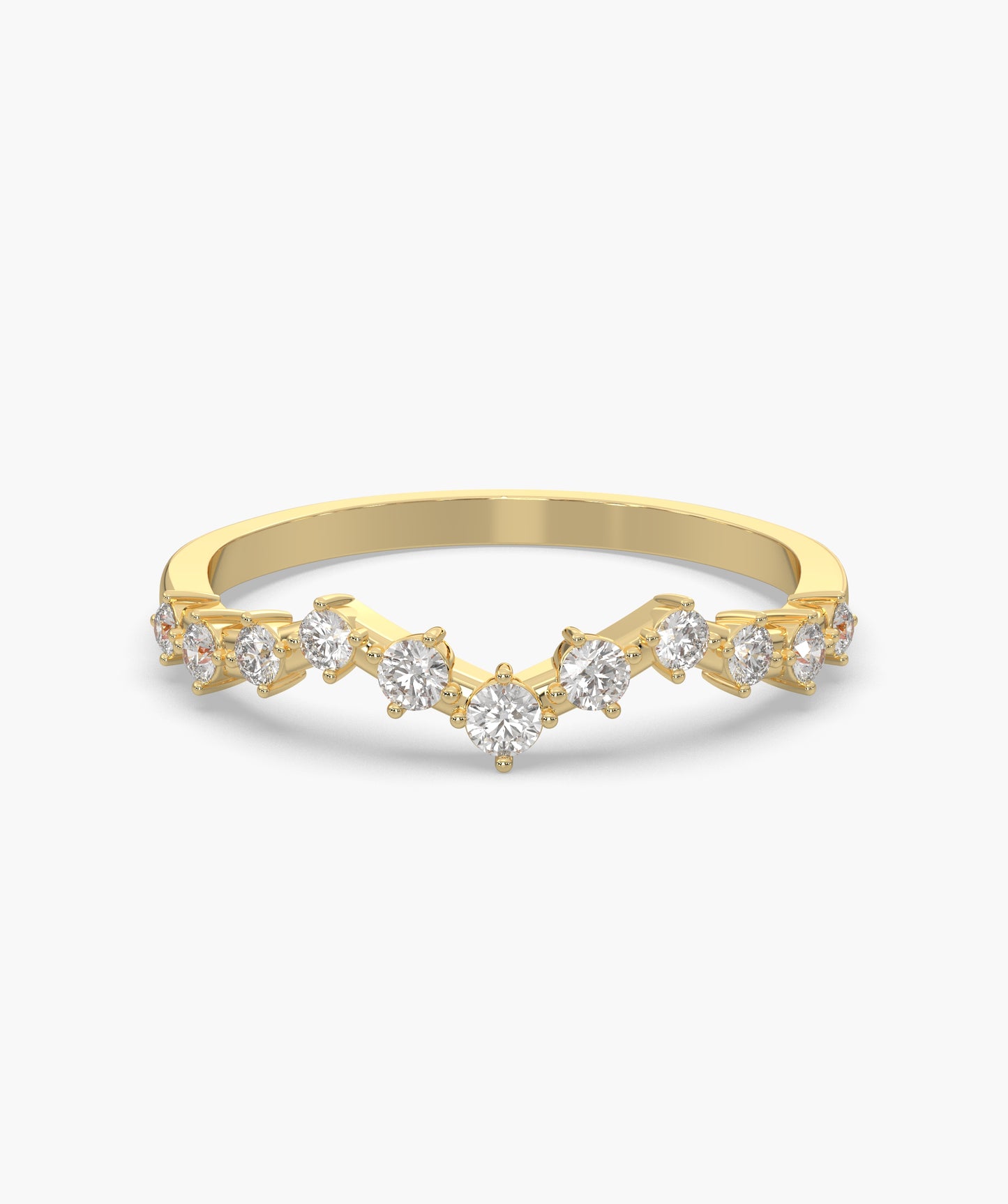 Sparkling Serenade Gold Ring