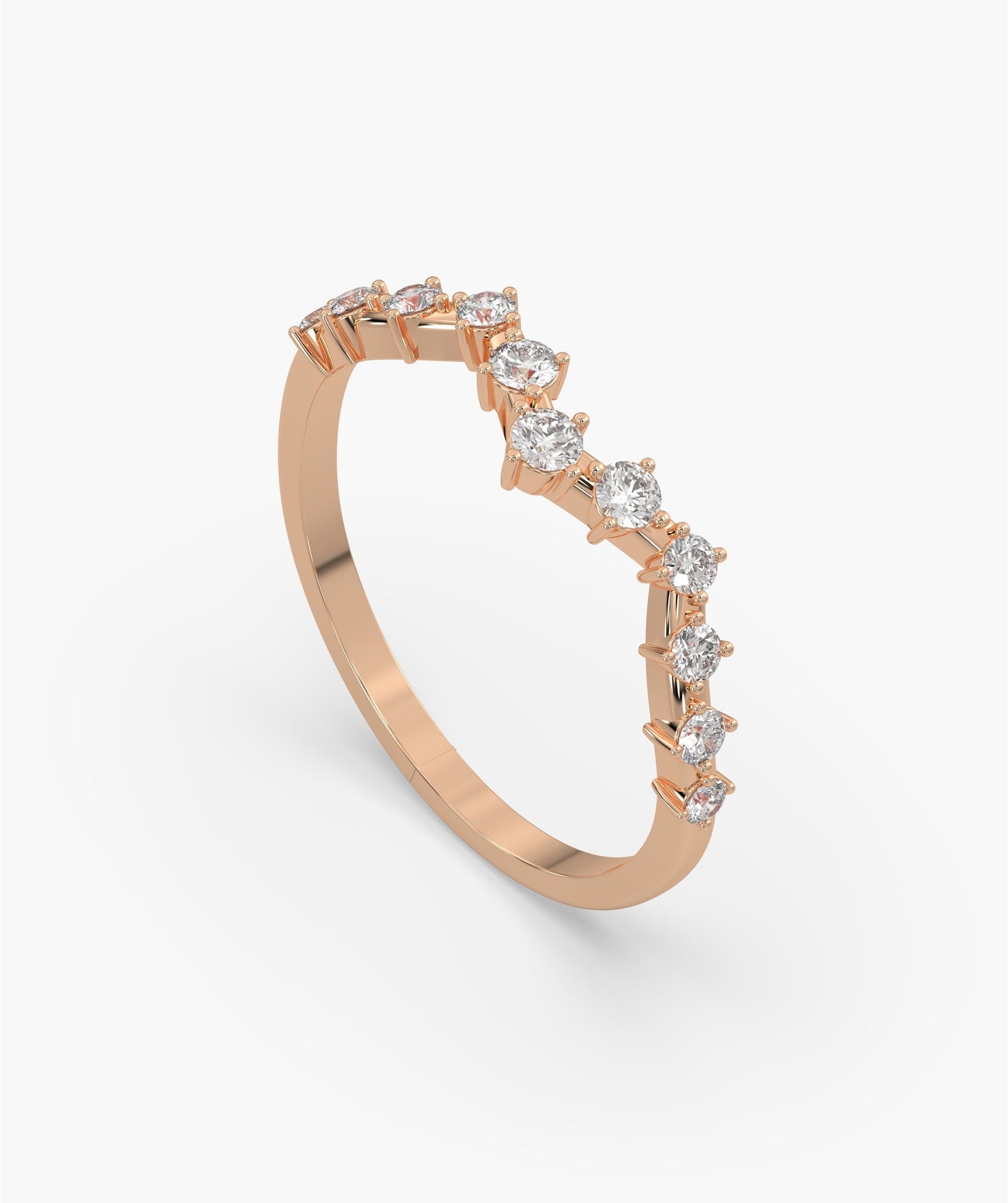 Sparkling Serenade Gold Ring