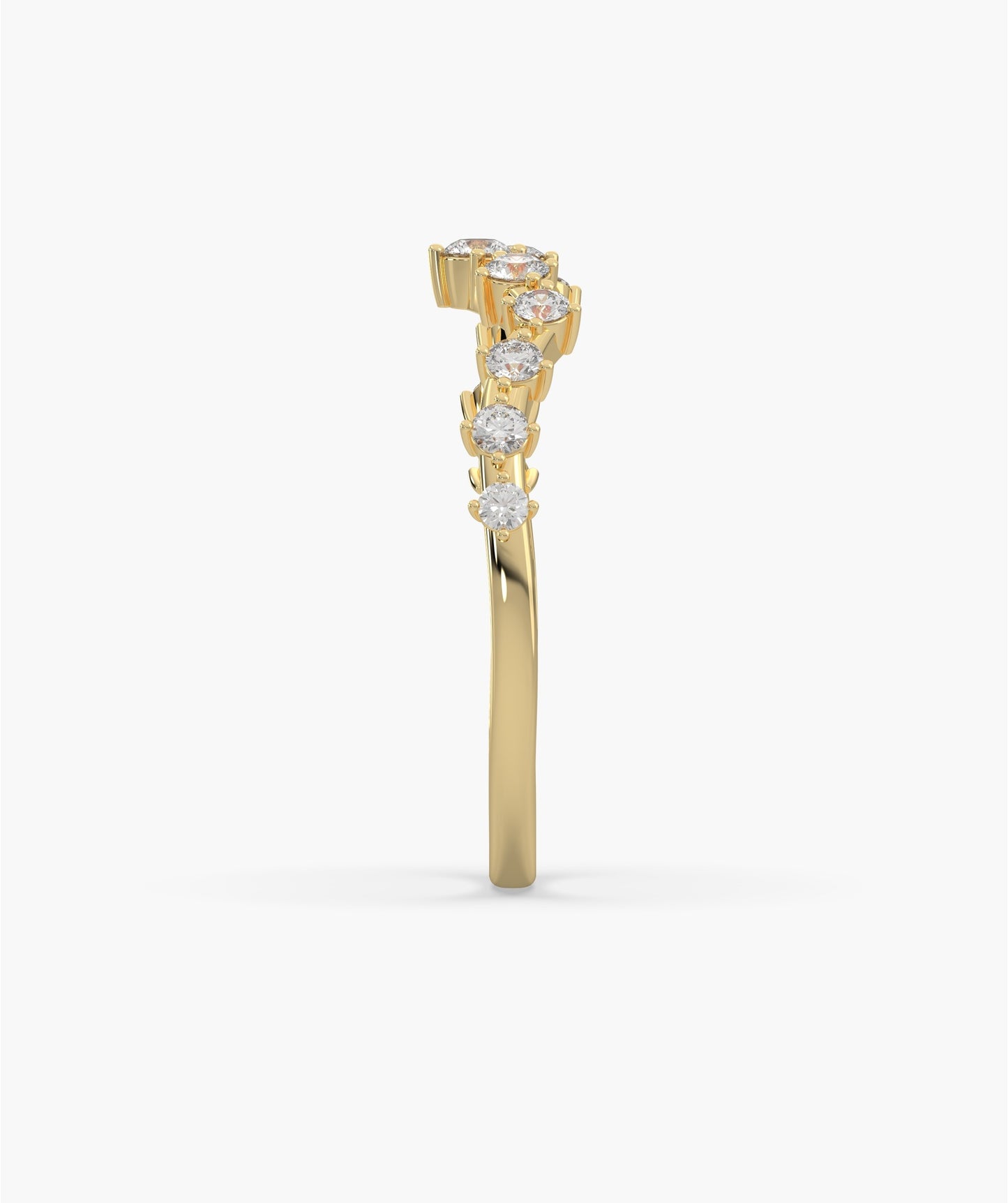 Sparkling Serenade Gold Ring