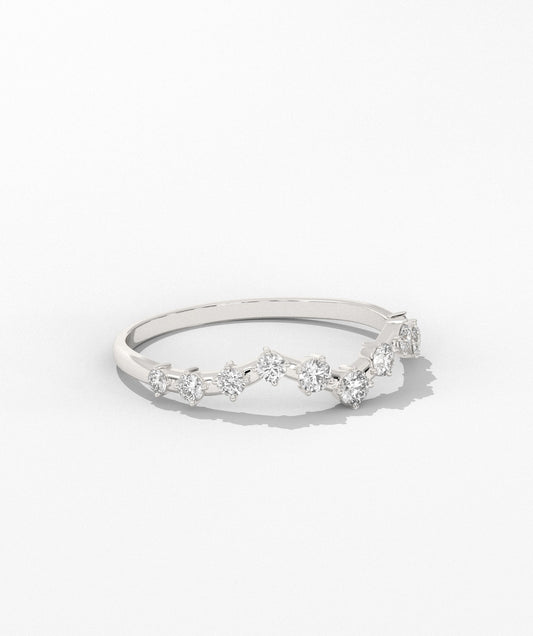 Sparkling Serenade Gold Ring