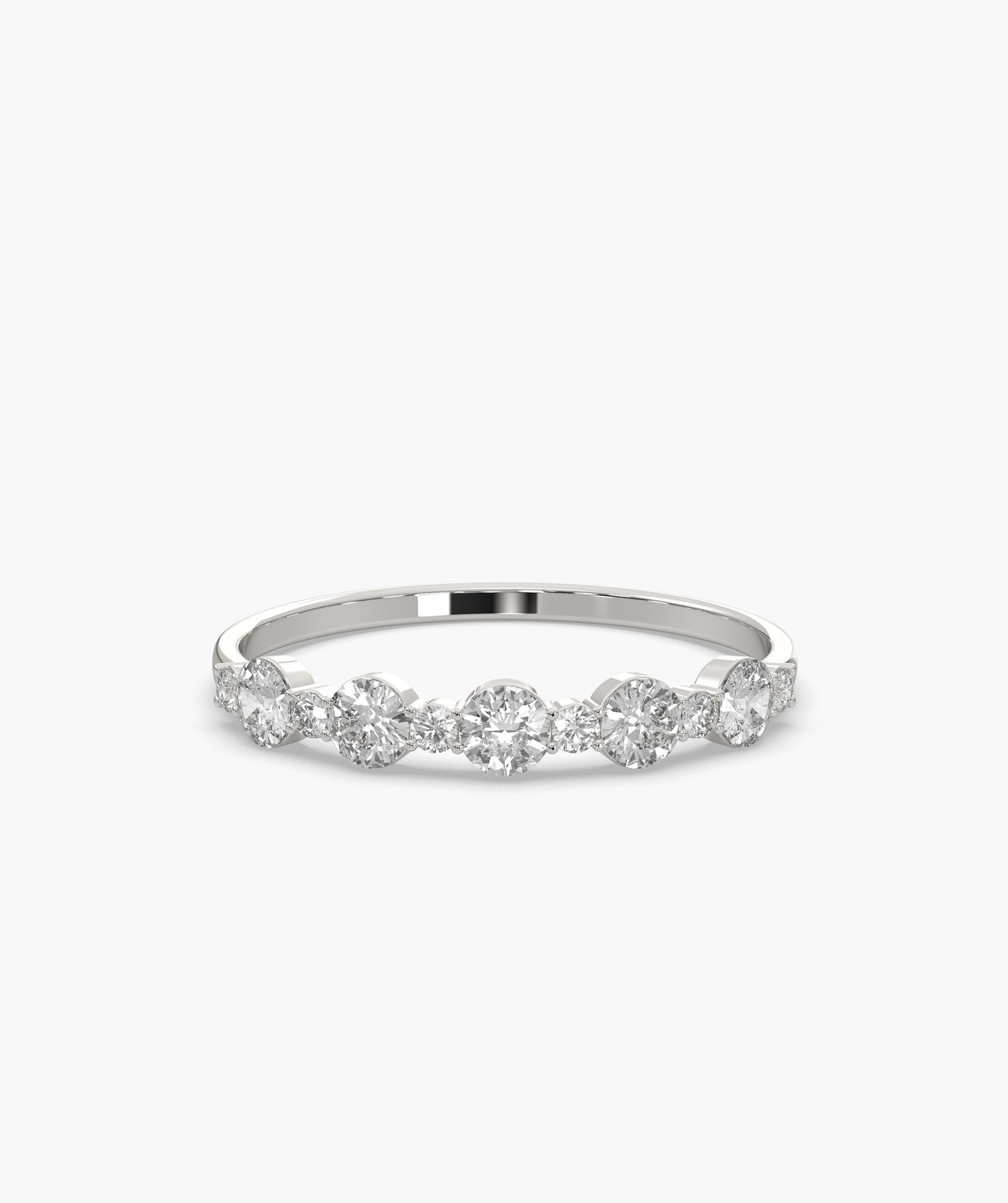 Precious Diamonds Gold Band