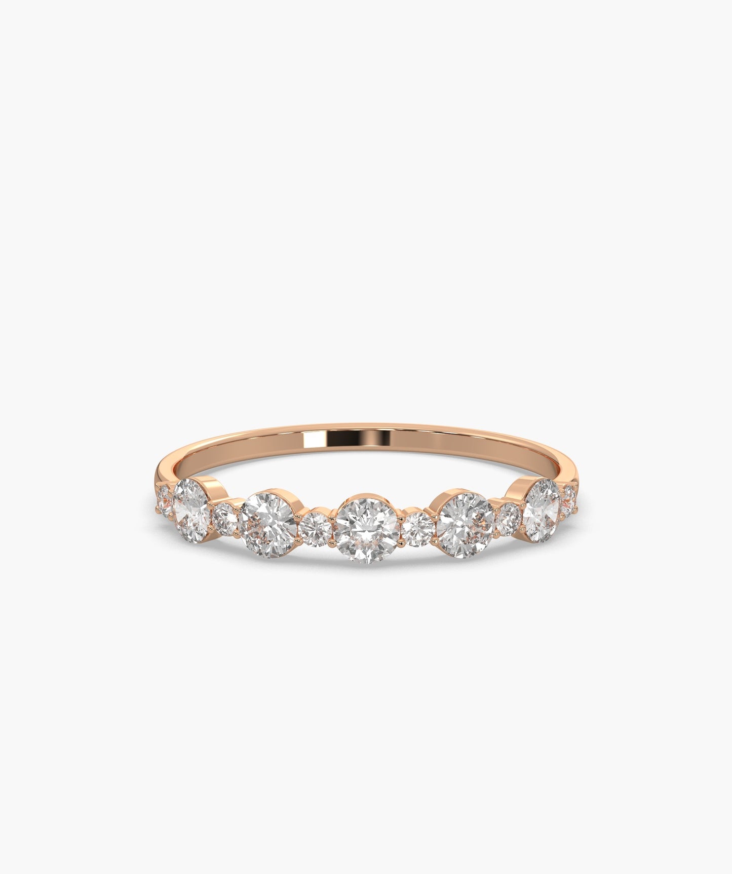 Precious Diamonds Gold Band