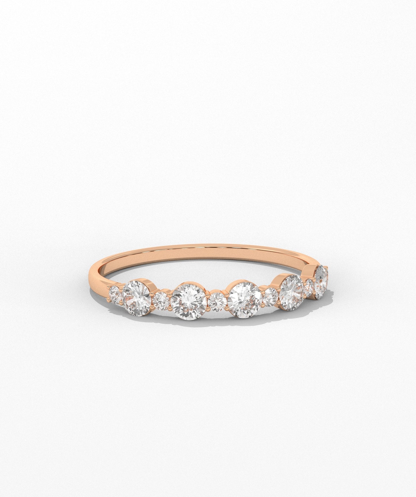 Precious Diamonds Gold Band