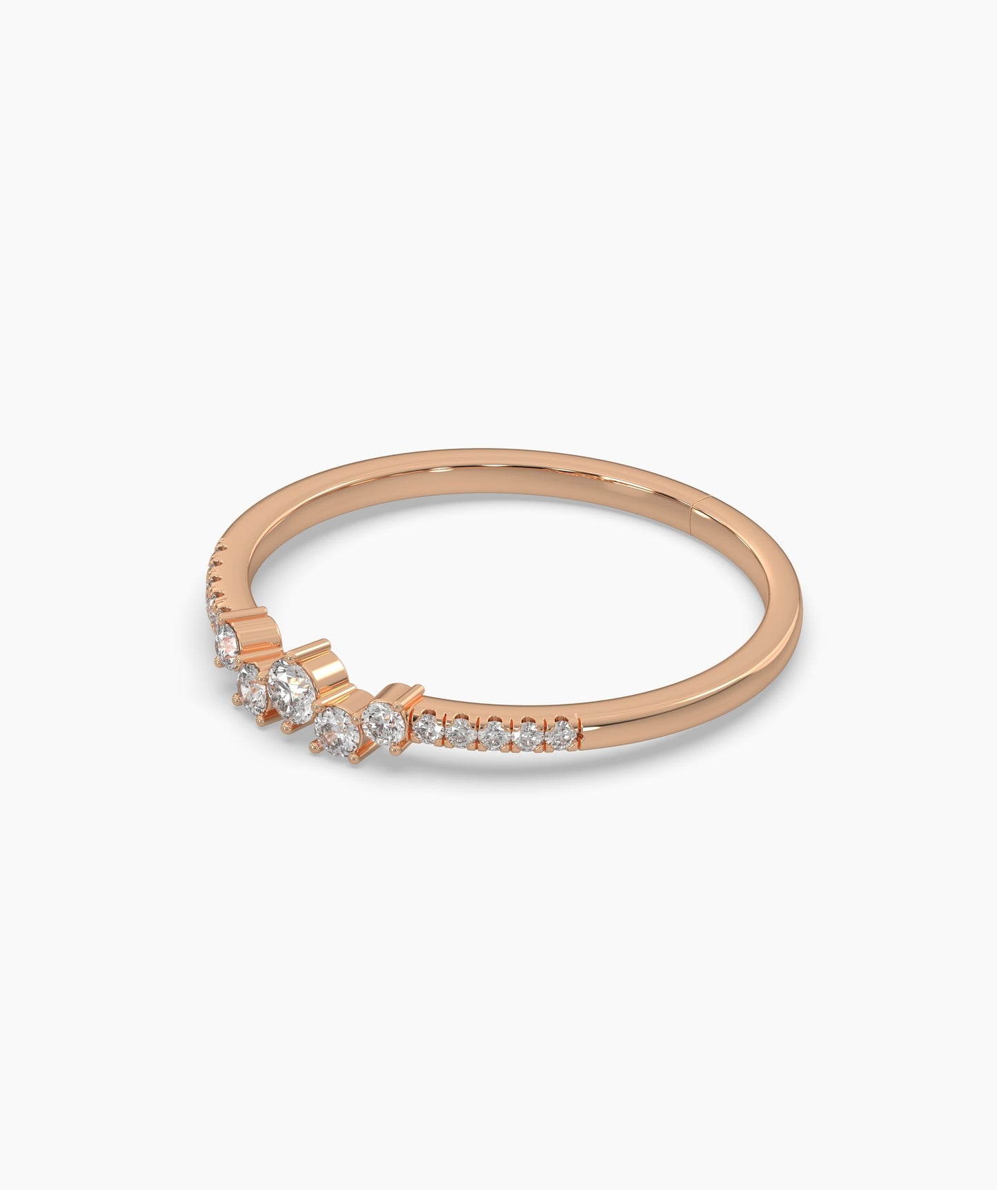 Tapered Diamond Band