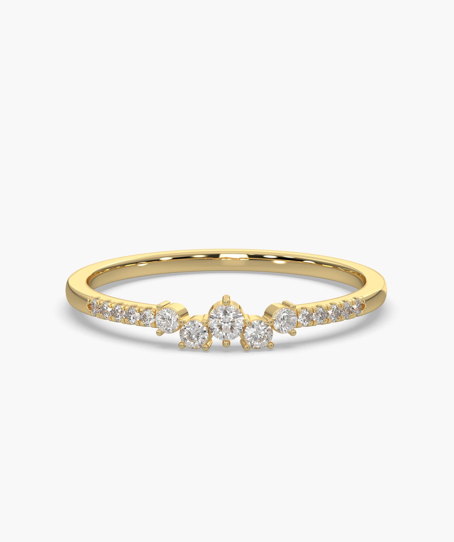 Tapered Diamond Band