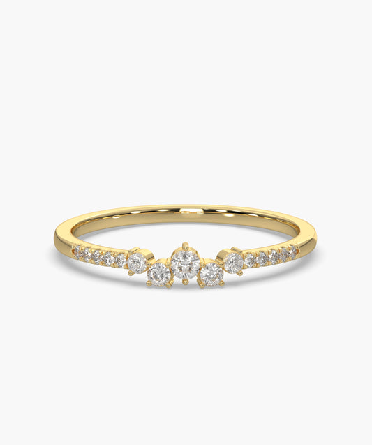 Round Diamond Band