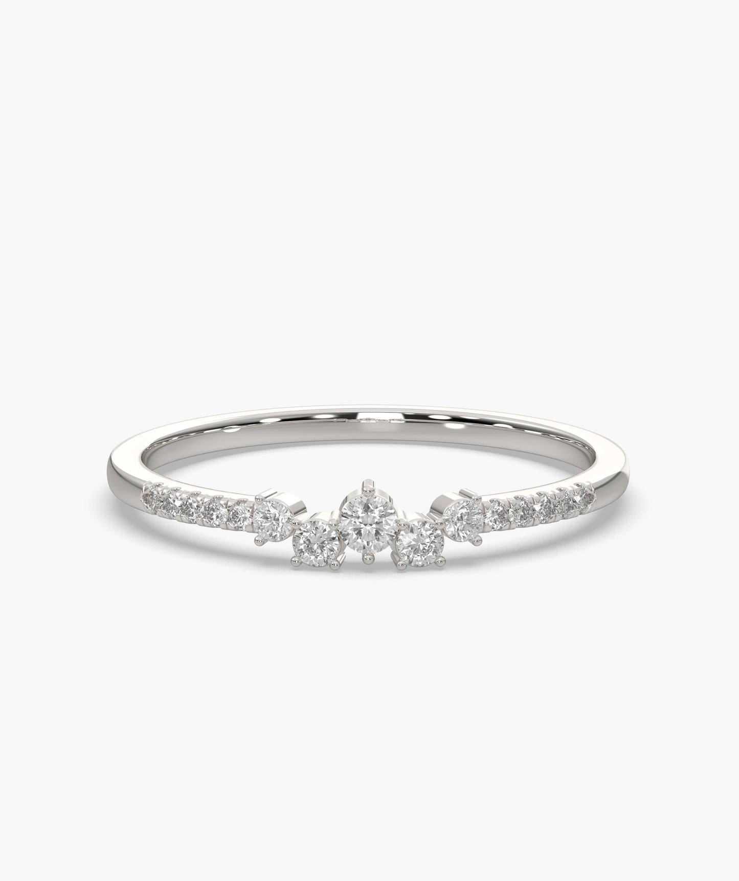 Tapered Diamond Band