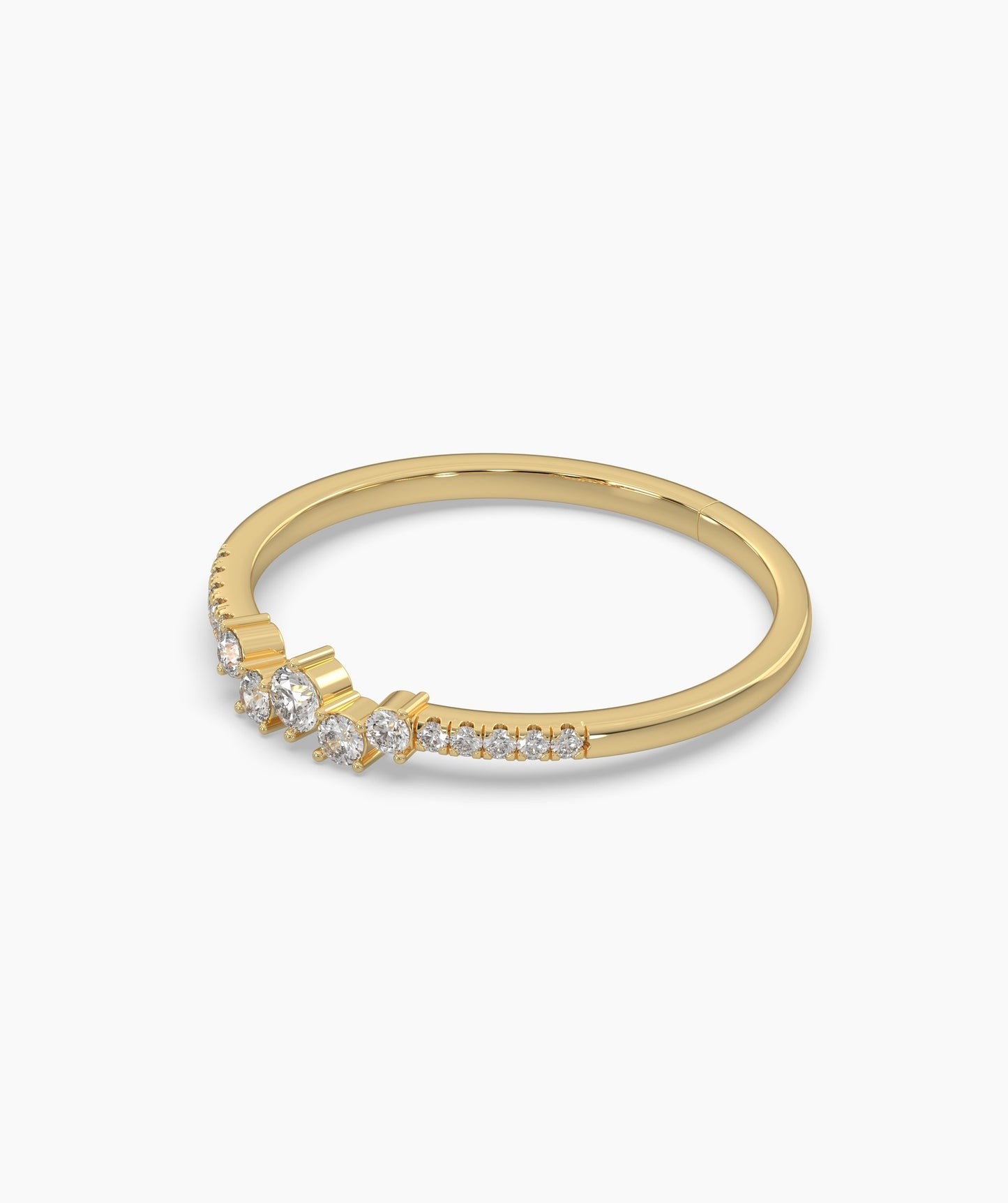 Tapered Diamond Band
